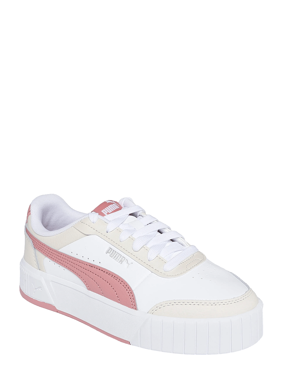 PUMA - Carina Mia - niedrige sneakers - puma white-dusky rosewood-alpine snow - 0