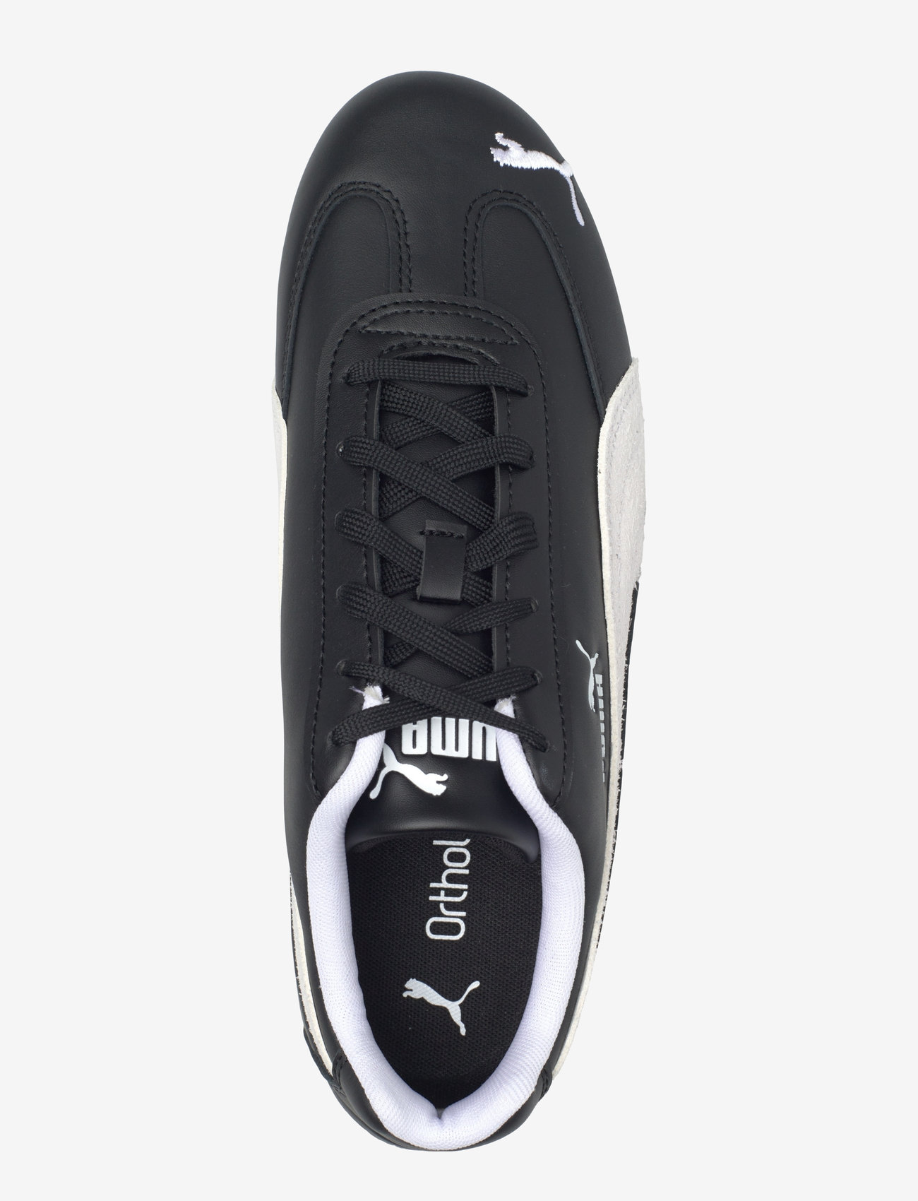 PUMA - Speedcat LTHR - low tops - puma black-puma white - 3