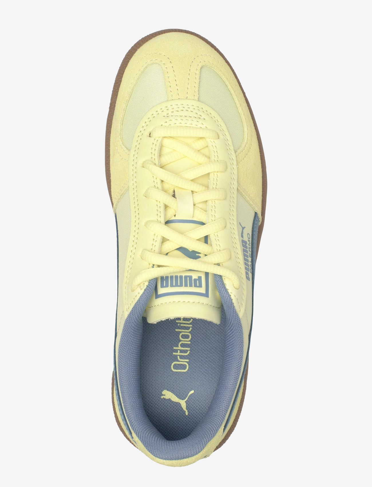 PUMA - Palermo Pop - low top sneakers - gold moon-cool blue - 3