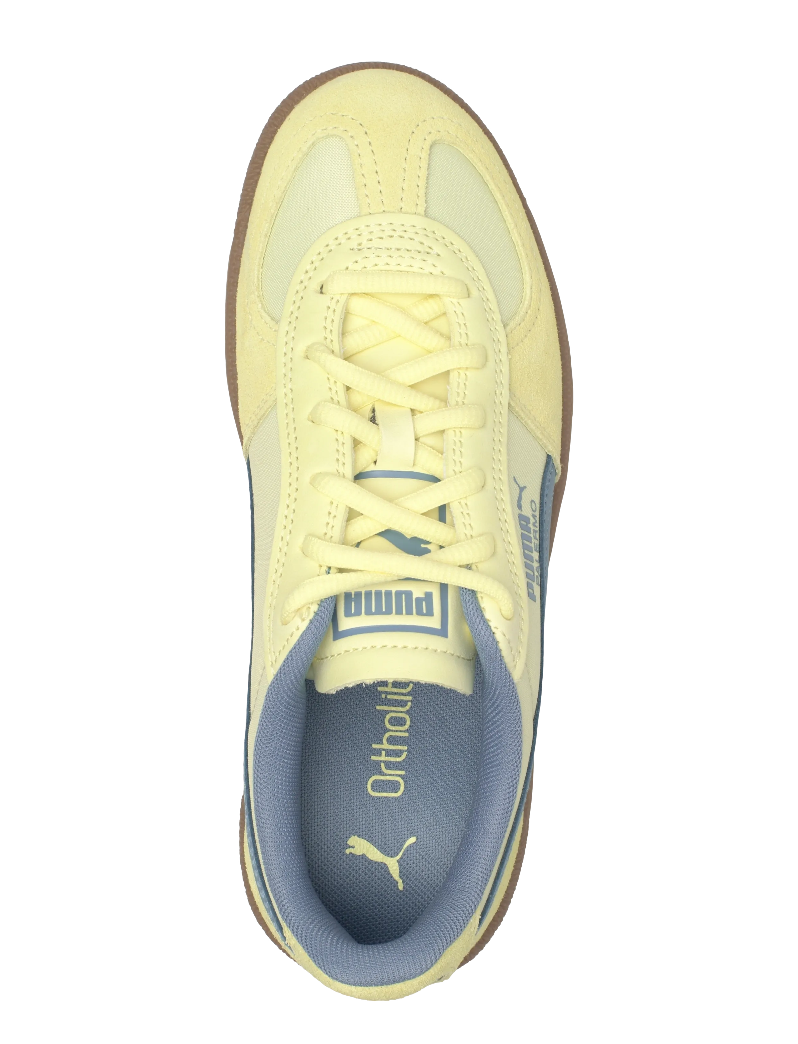 PUMA - Palermo Pop - lave sneakers - gold moon-cool blue - 3