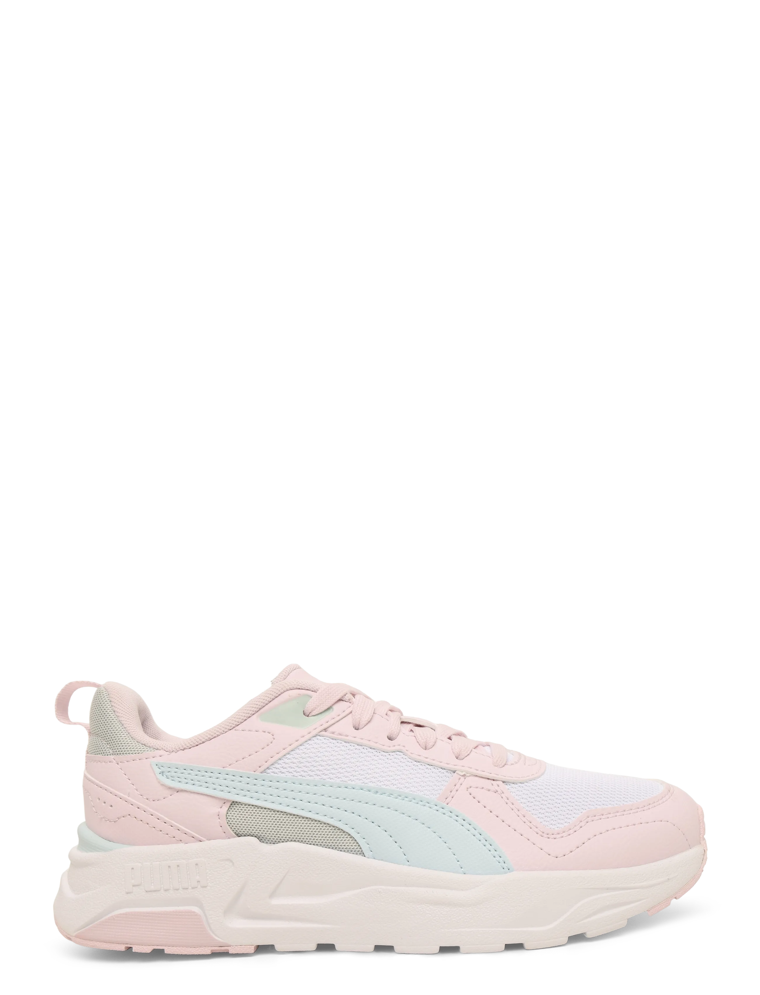 PUMA - Trinity 2 LT Jr - tøj - puma white-aqua glow-powder pink - 2