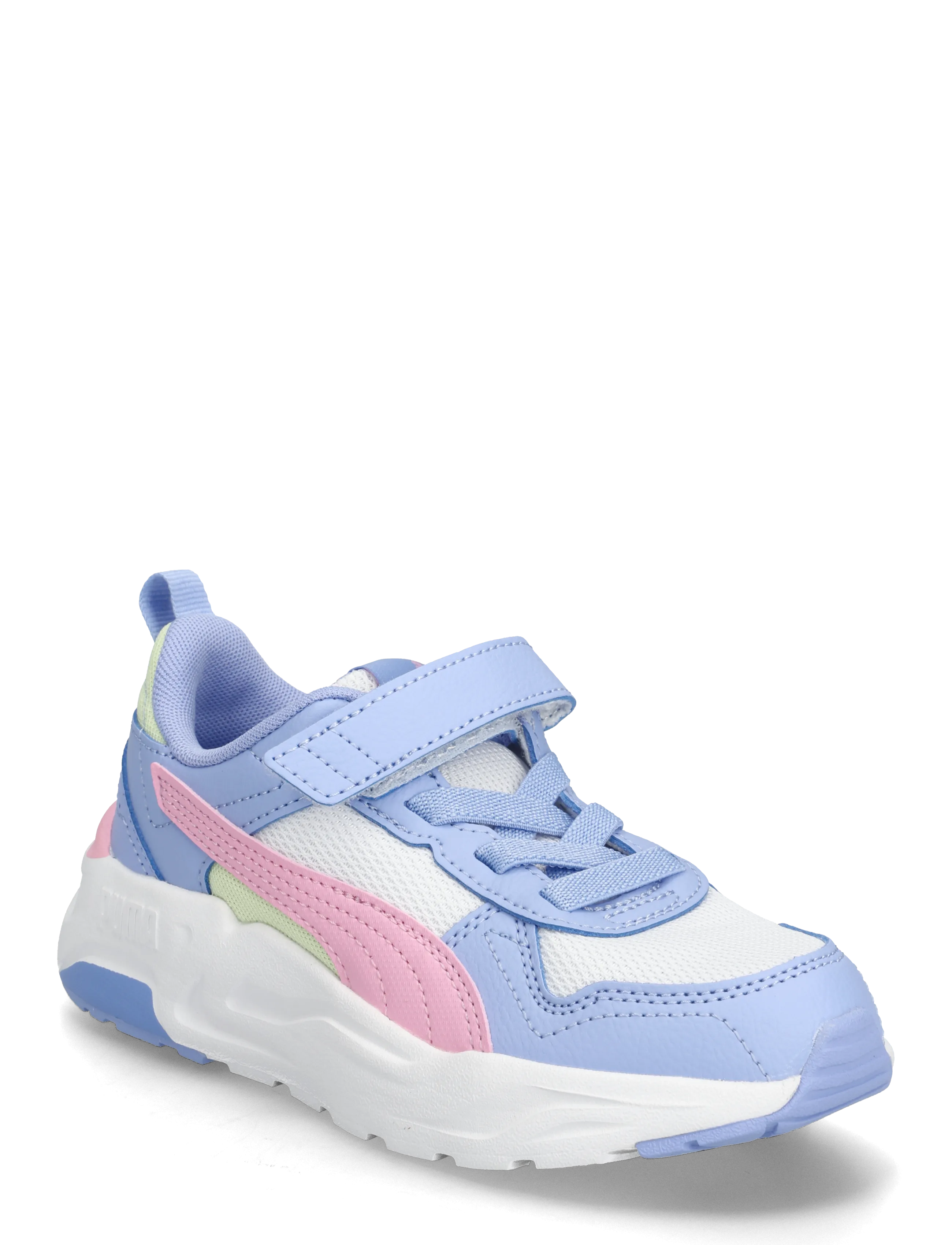 PUMA Trinity 2 Lt Ac+ Ps, Børn, Børne Velcro Sneakers, Multi/mønstret, Str: 34