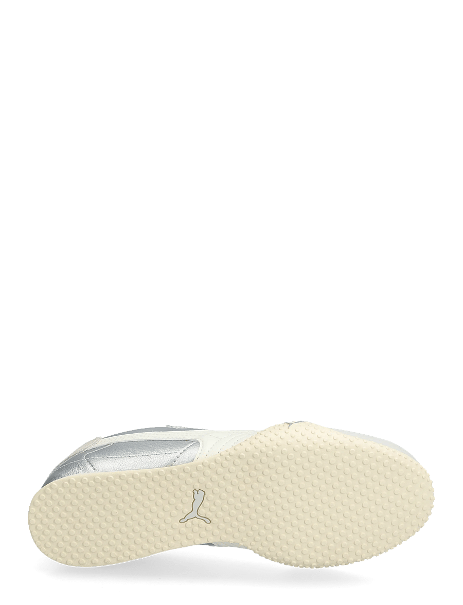 PUMA - Bella UT LEA - niedrige sneakers - puma silver-frosted ivory - 4