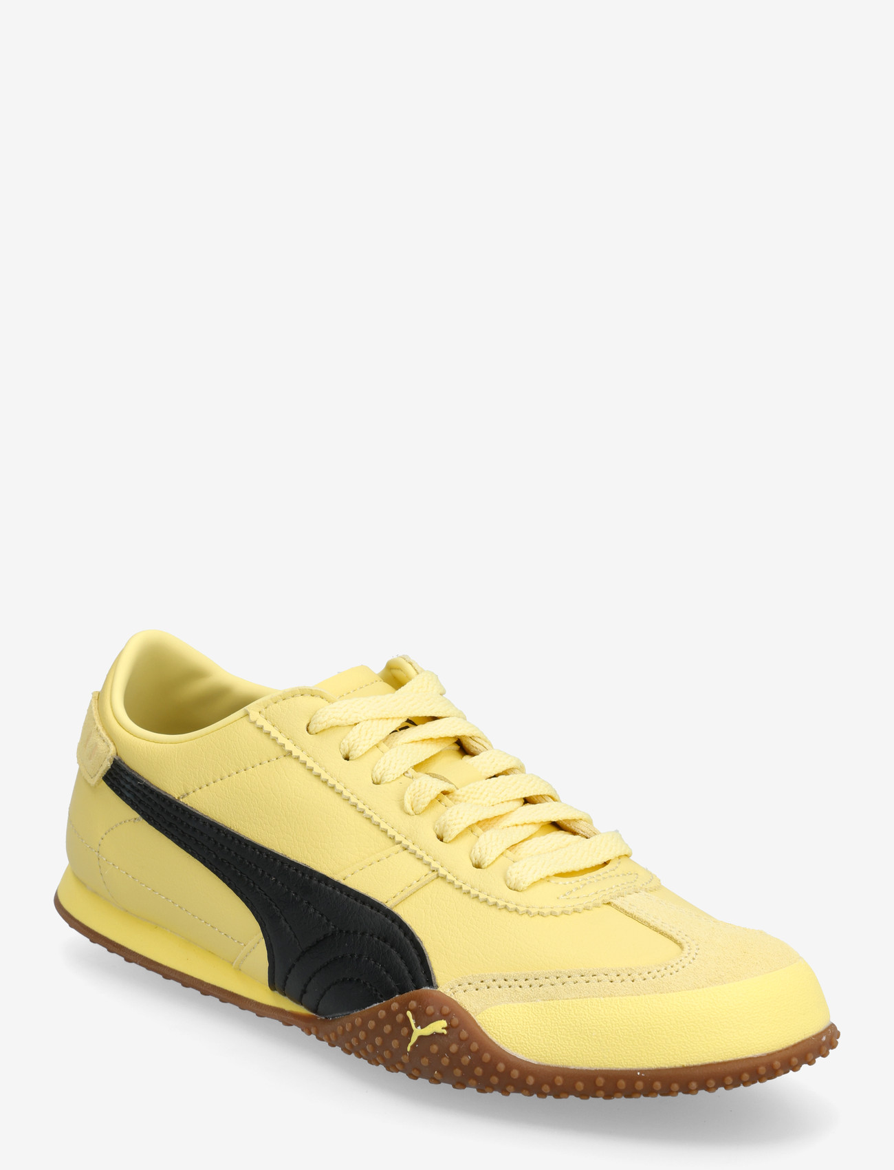 PUMA - Bella UT LEA - low top sneakers - pale lemon-puma black - 0