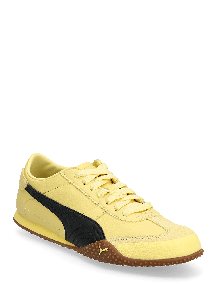 PUMA - Bella UT LEA - lave sneakers - pale lemon-puma black - 0