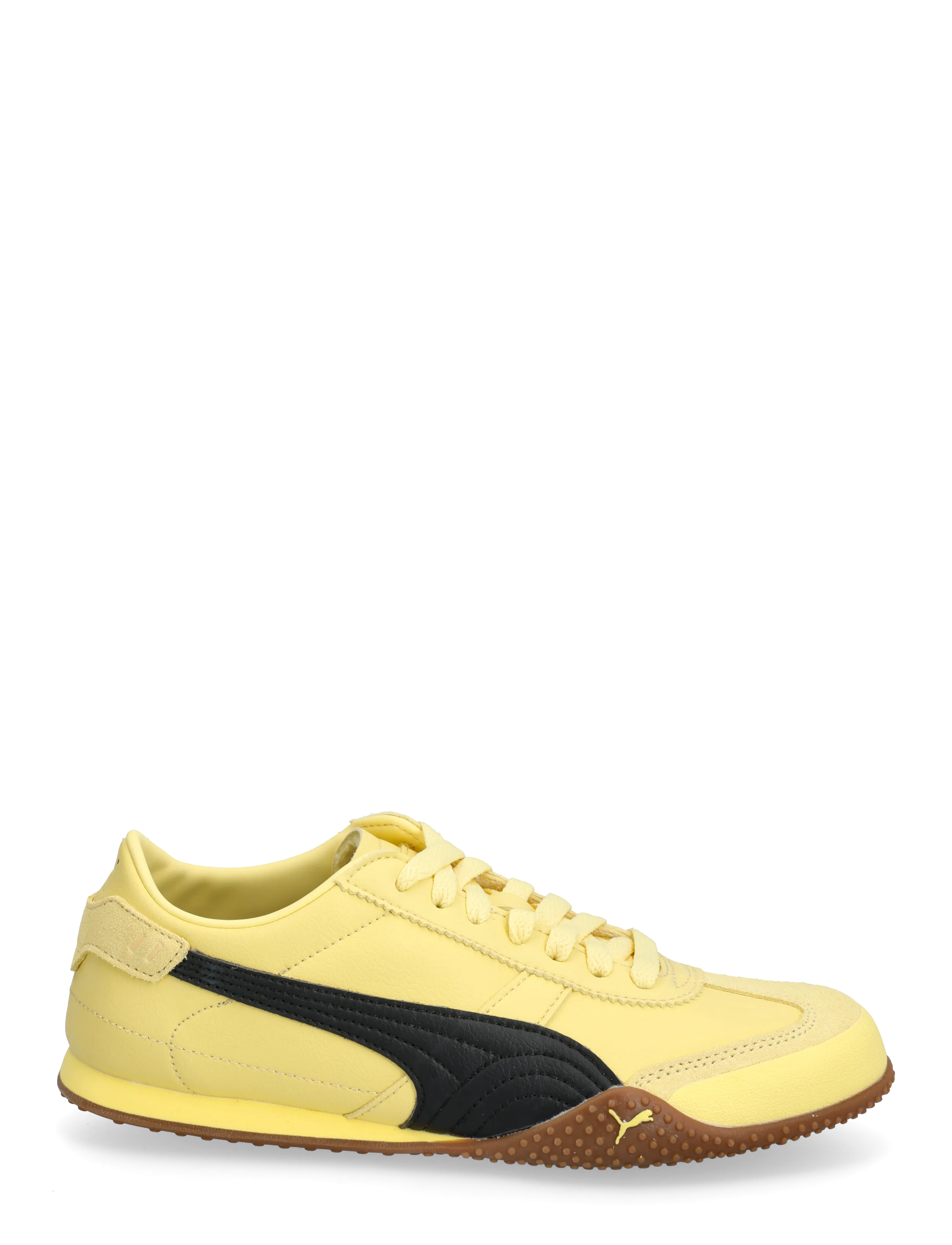 PUMA - Bella UT LEA - lave sneakers - pale lemon-puma black - 1