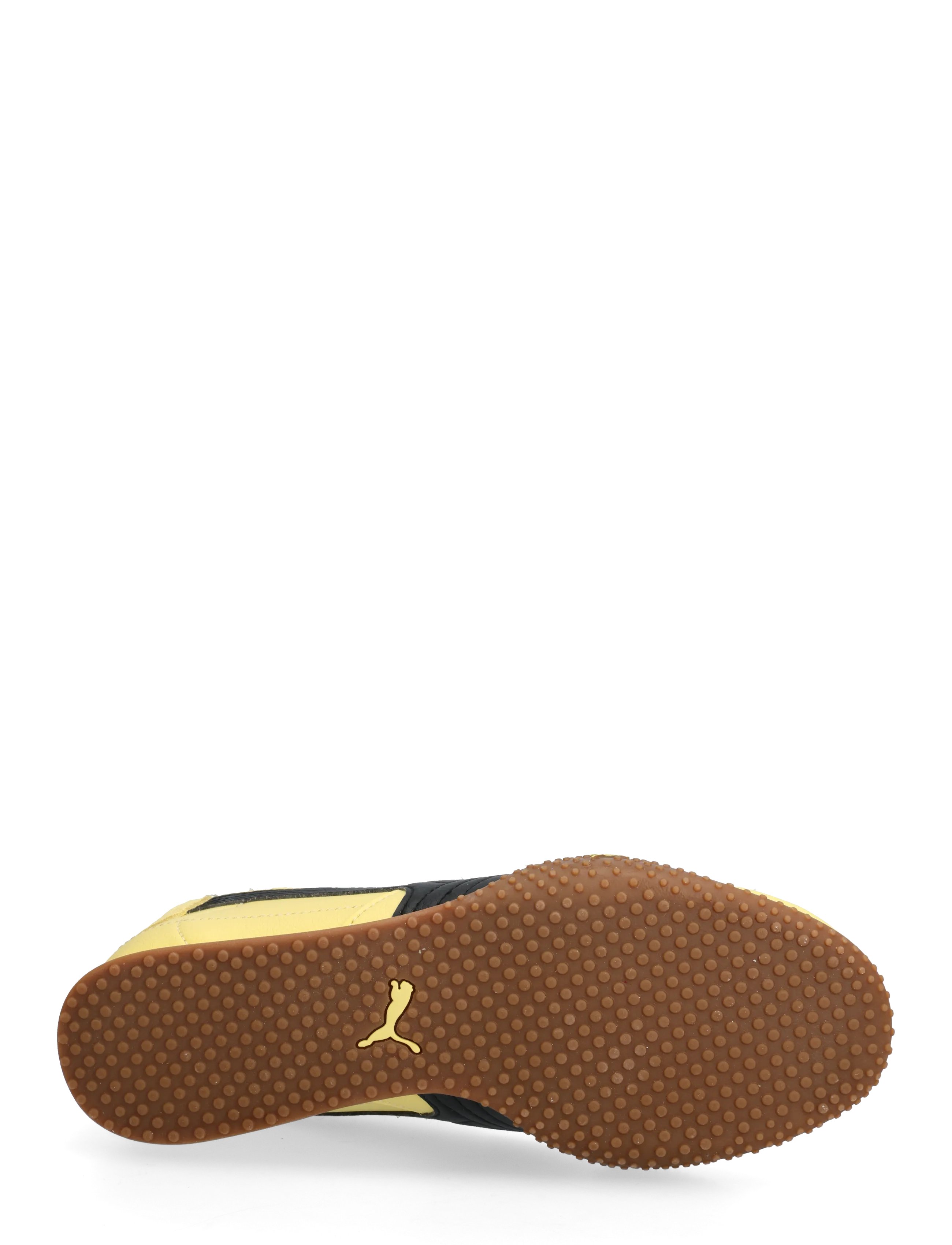 PUMA - Bella UT LEA - lave sneakers - pale lemon-puma black - 4