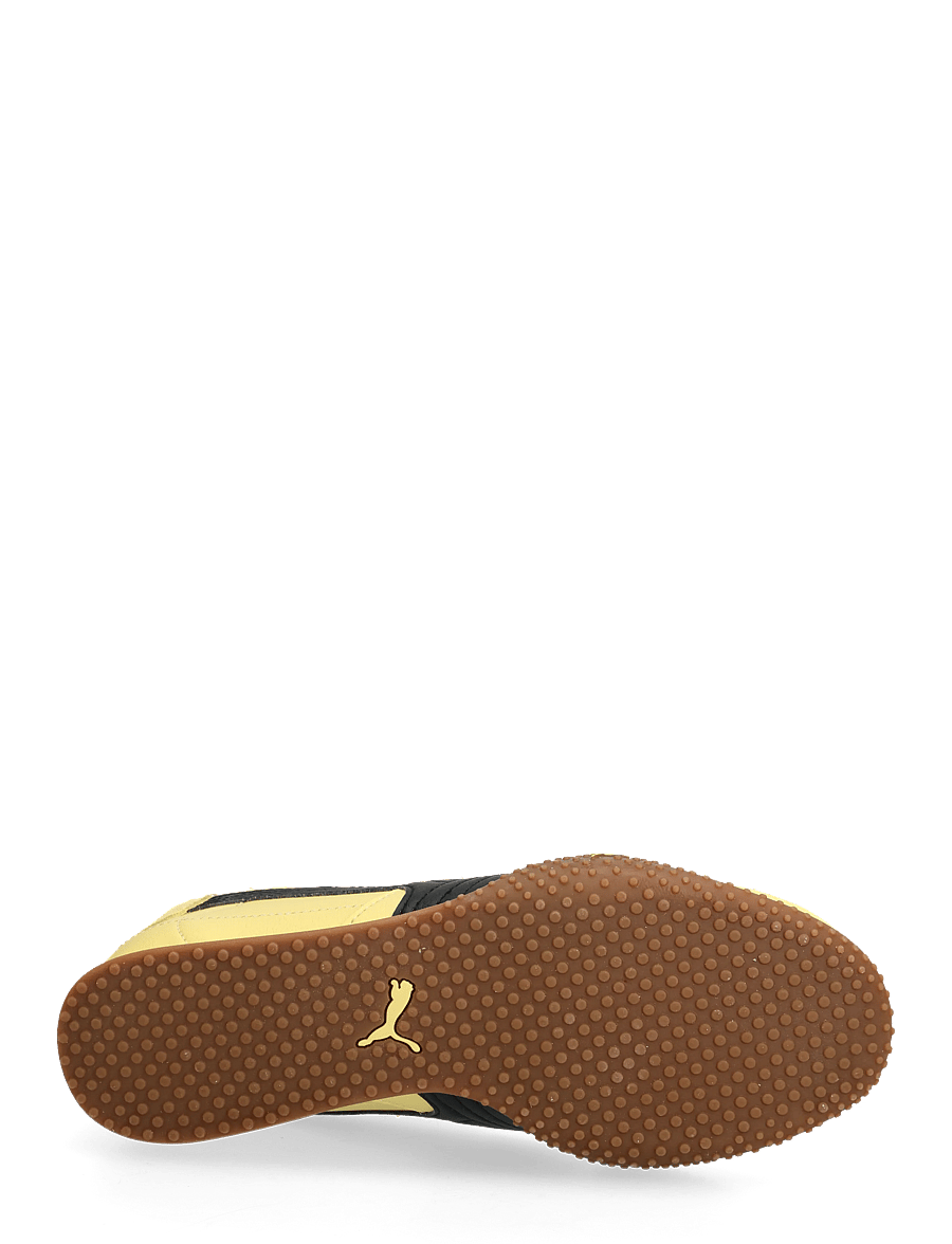 PUMA - Bella UT LEA - lave sneakers - pale lemon-puma black - 4