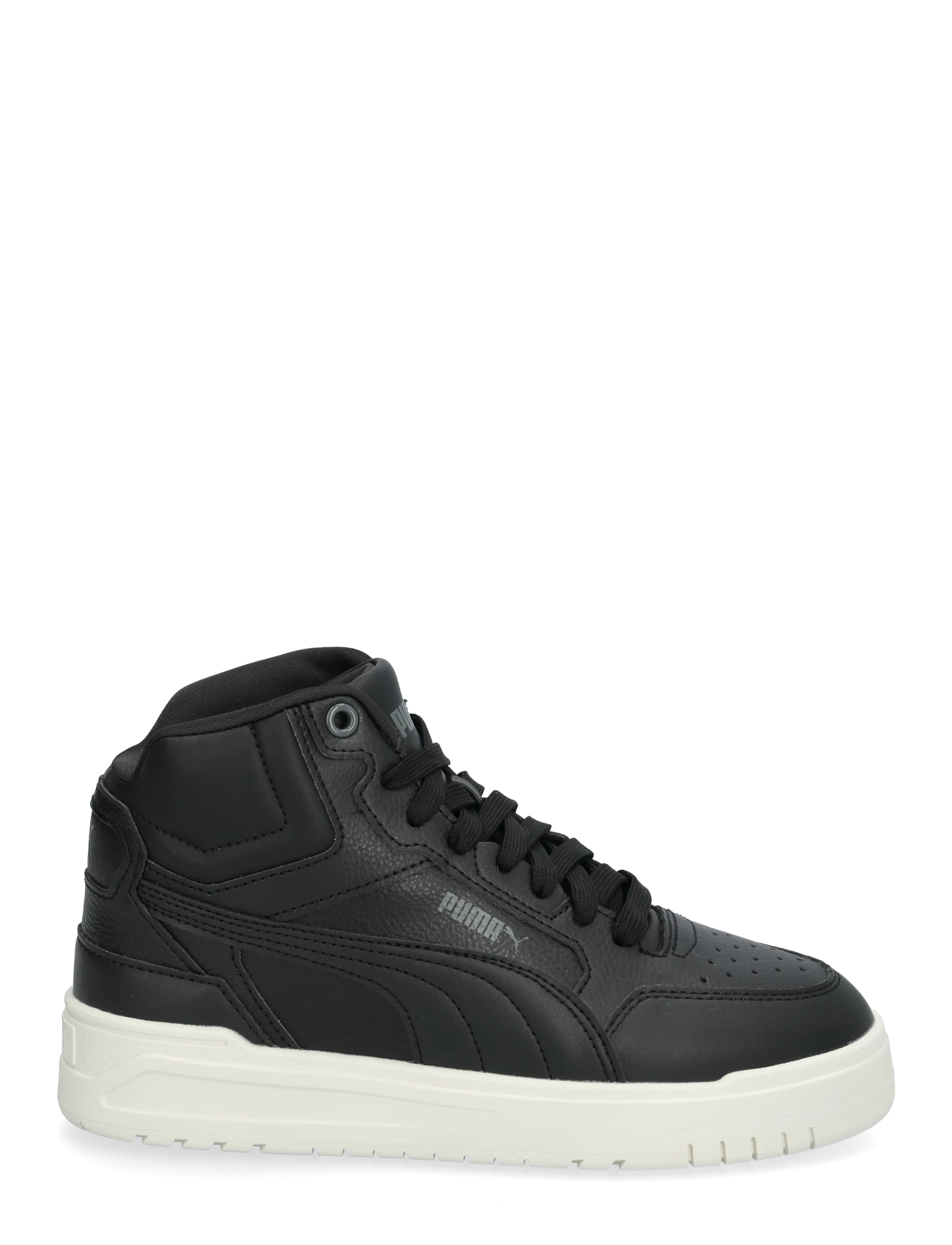 PUMA - Shuffle Downtown Mid Fur Jr - kleidung - puma black-shadow gray-warm white - 2