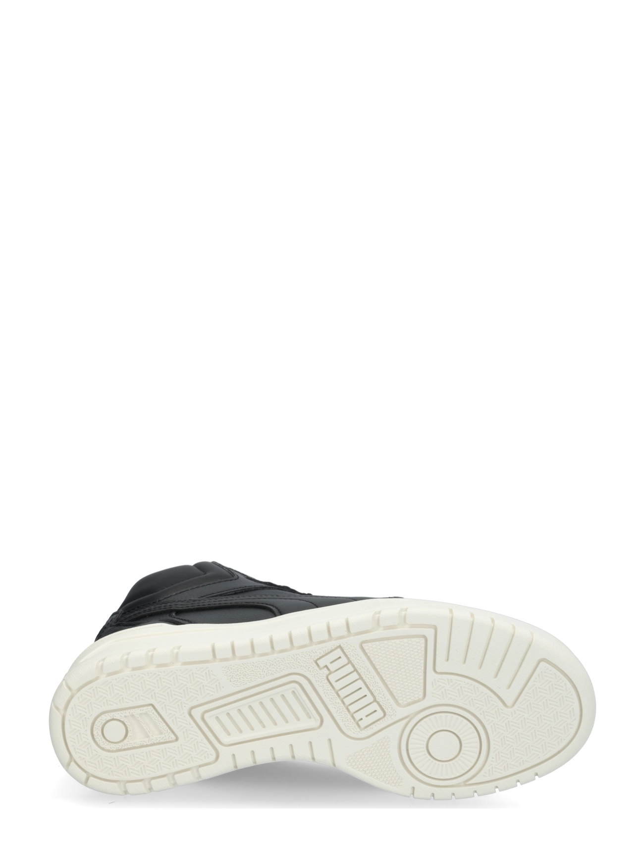 PUMA - Shuffle Downtown Mid Fur Jr - høje sneakers - puma black-shadow gray-warm white - 4