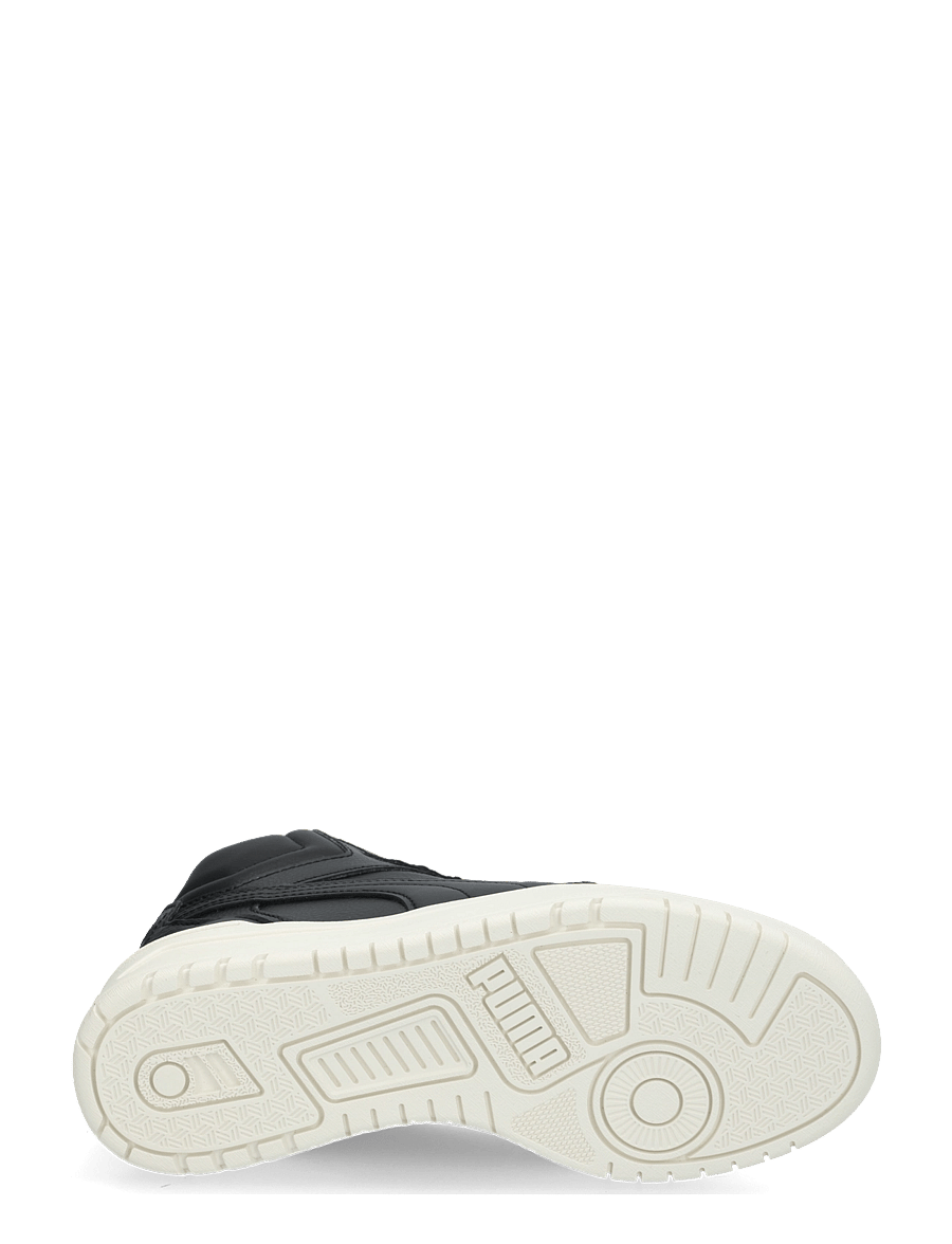 PUMA - Shuffle Downtown Mid Fur Jr - høje sneakers - puma black-shadow gray-warm white - 4