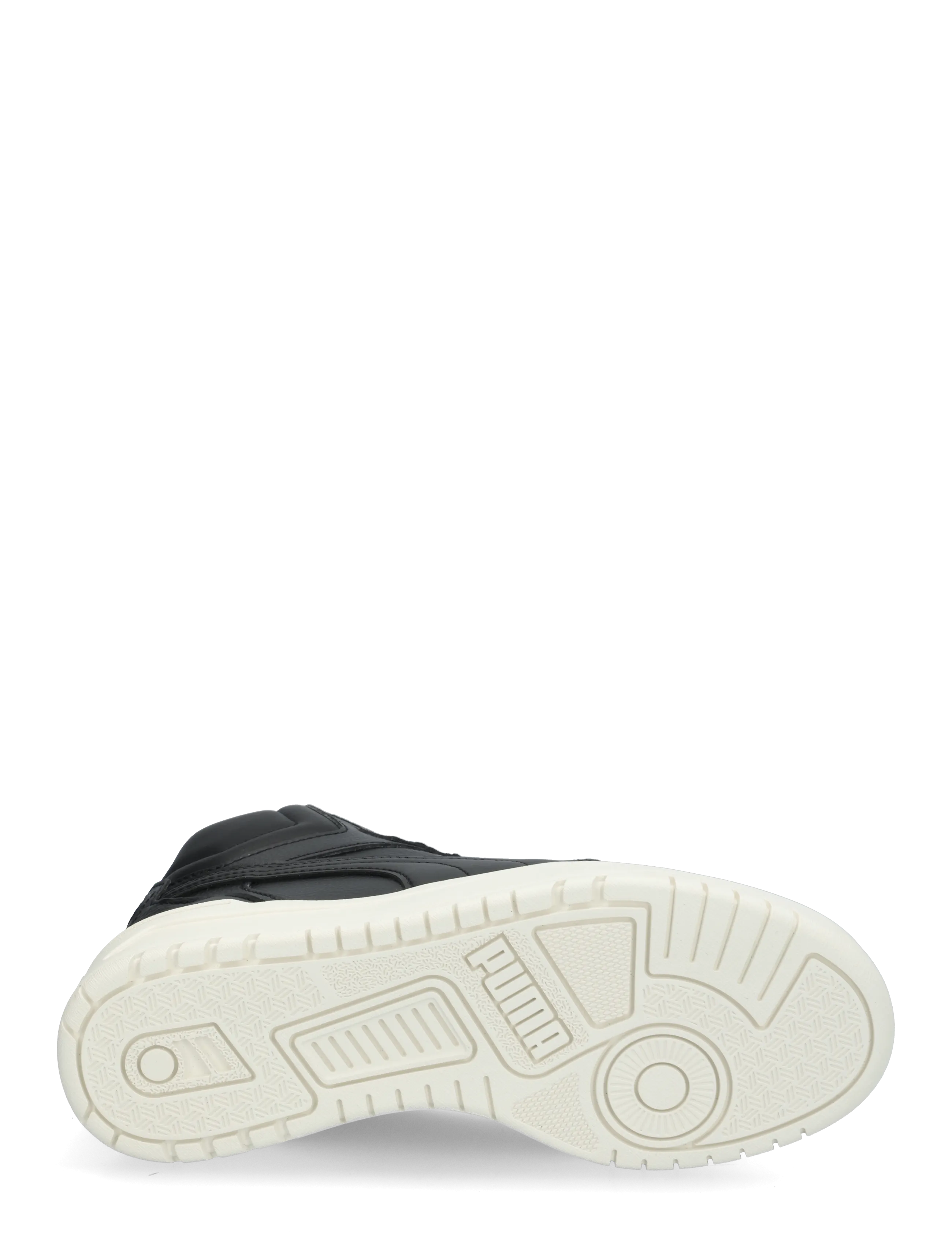 PUMA - Shuffle Downtown Mid Fur Jr - kleidung - puma black-shadow gray-warm white - 4