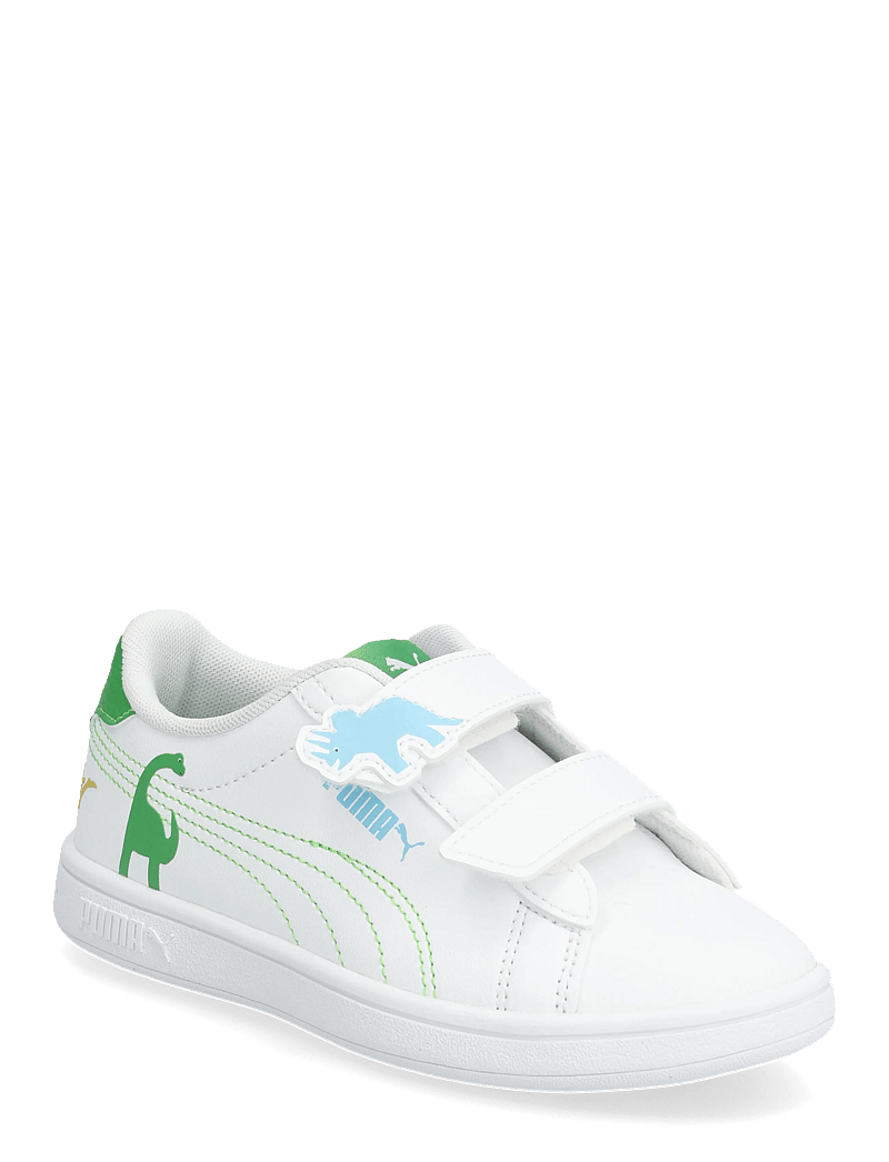 PUMA - Puma Smash 3.0 Dino V PS - tøj - puma white-green fruit-vibrant blue - 0