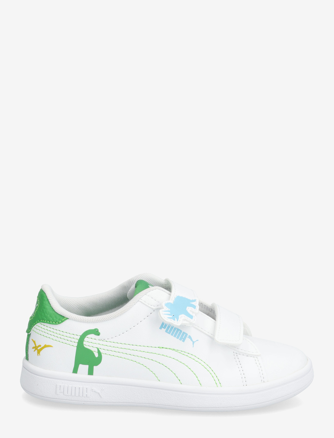 PUMA - Puma Smash 3.0 Dino V PS - low-top sneakers - puma white-green fruit-vibrant blue - 1