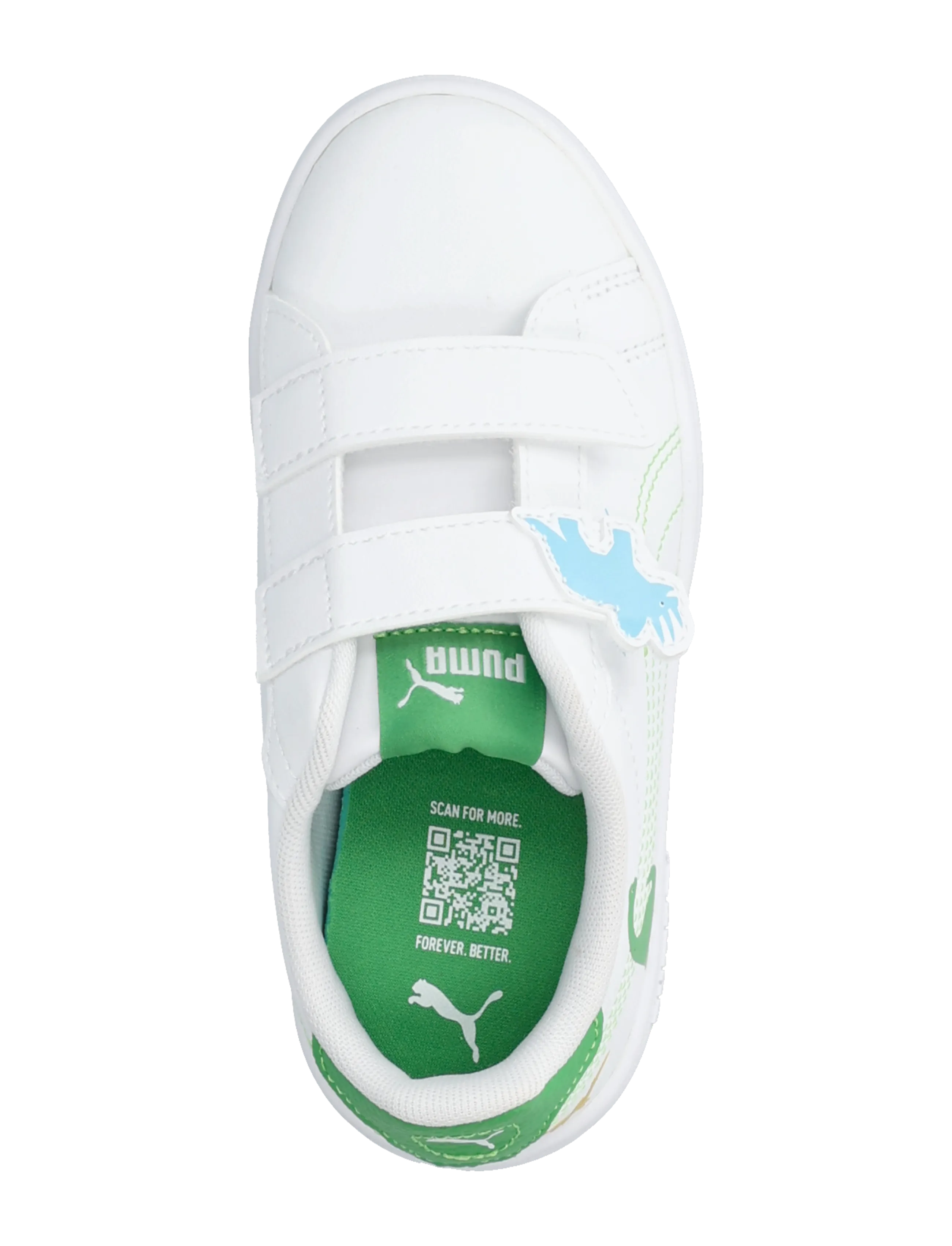 PUMA - Puma Smash 3.0 Dino V PS - kleidung - puma white-green fruit-vibrant blue - 3