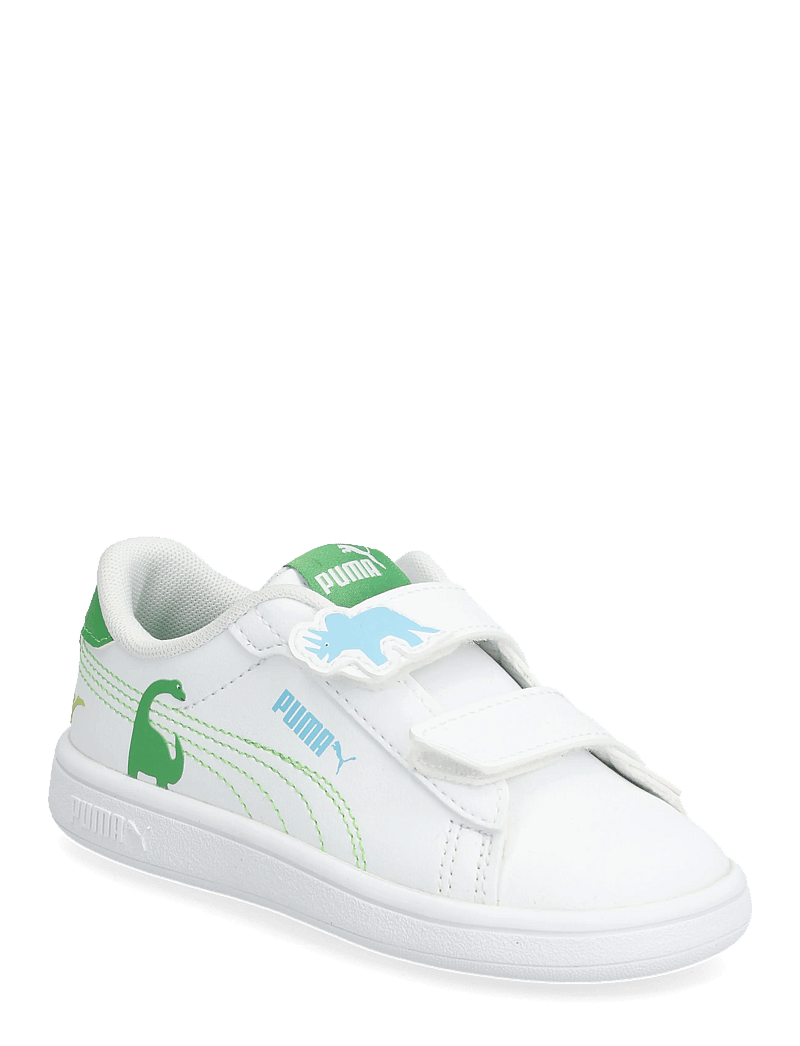 PUMA - Puma Smash 3.0 Dino V Inf - riided - puma white-green fruit-vibrant blue - 0