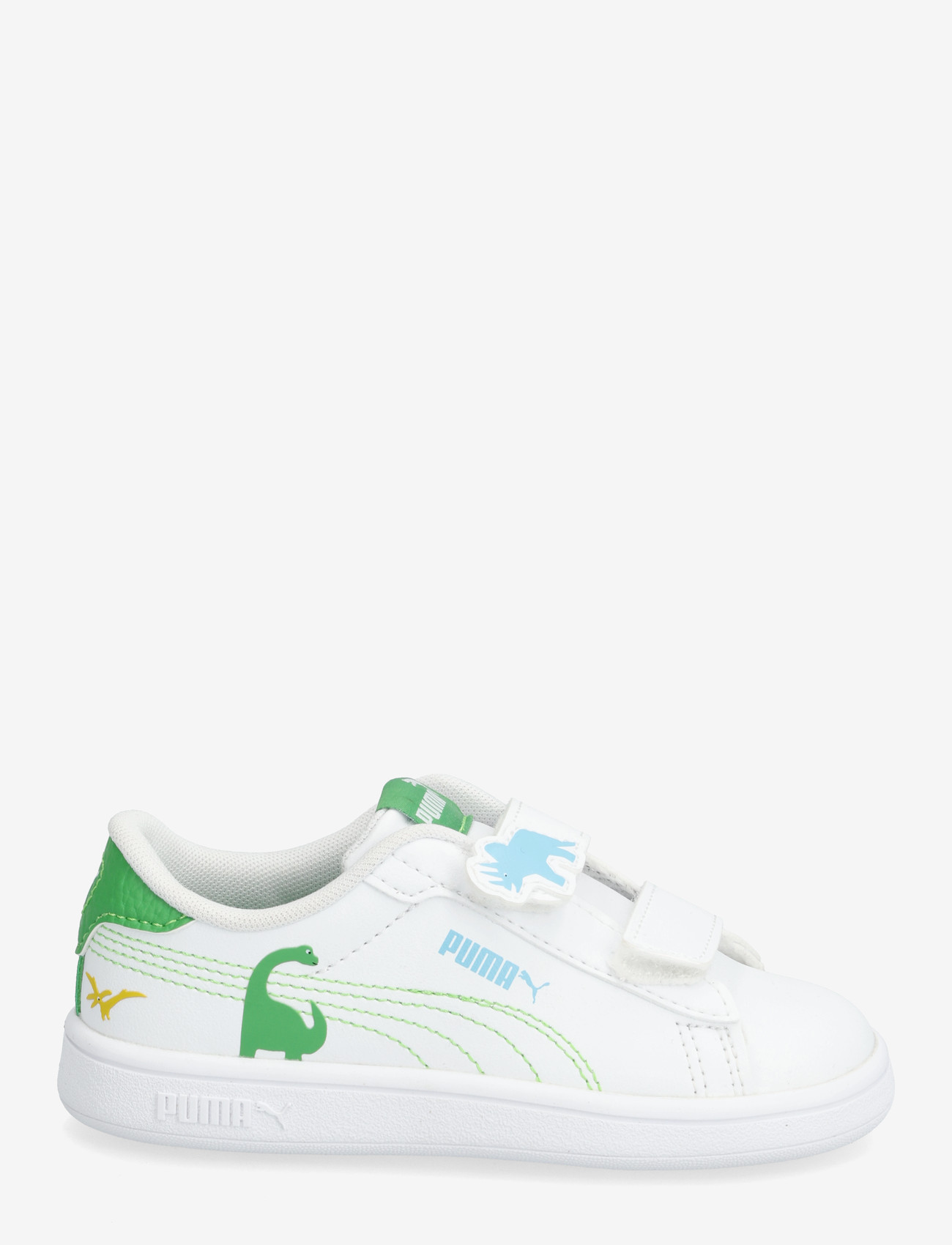PUMA - Puma Smash 3.0 Dino V Inf - tøj - puma white-green fruit-vibrant blue - 1