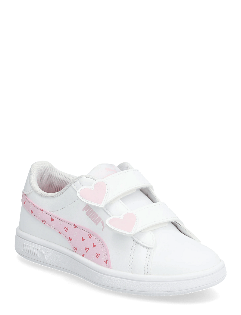 PUMA - Puma Smash 3.0 Hearty V PS - vêtements - puma white-pearl pink - 0