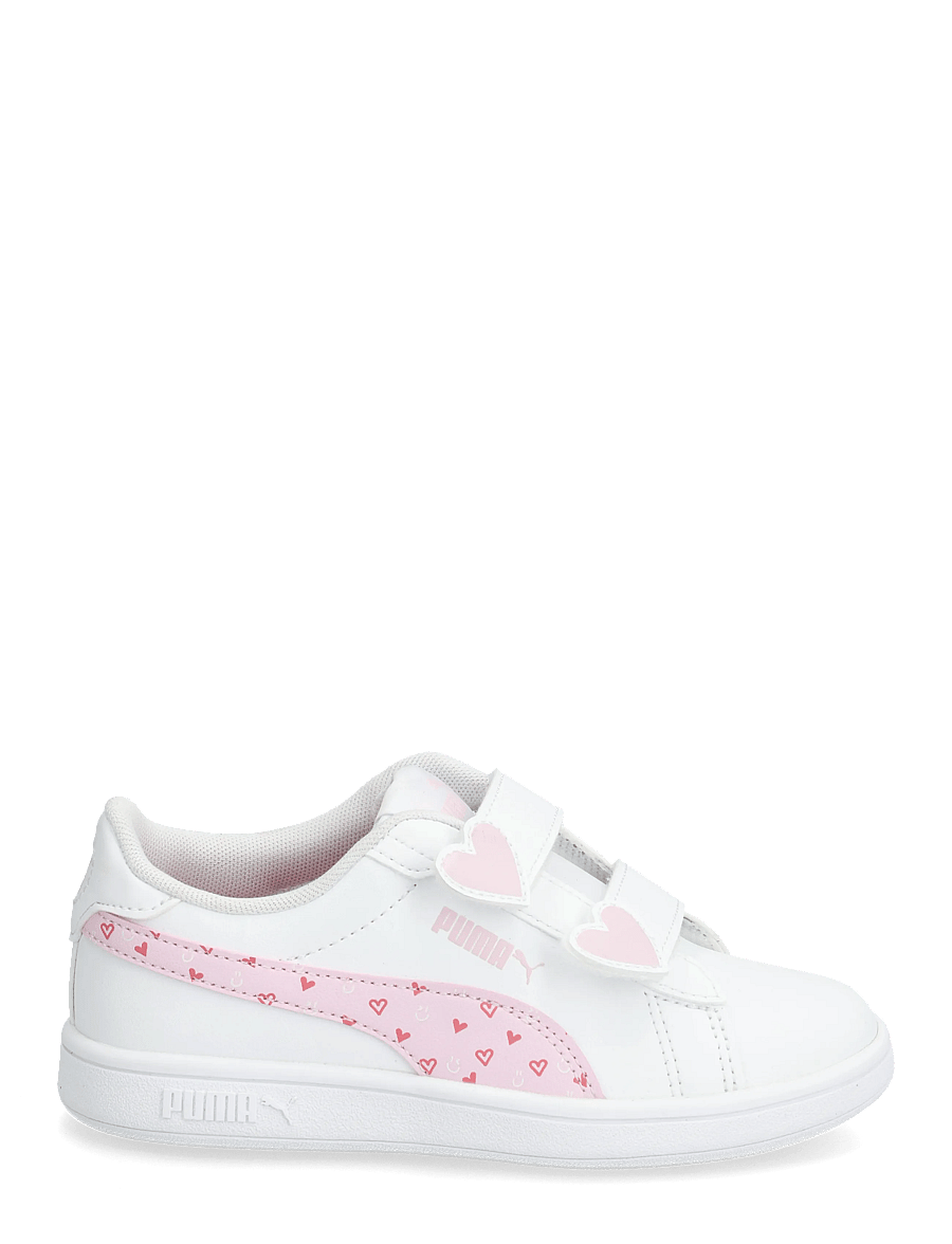 PUMA - Puma Smash 3.0 Hearty V PS - fatnaður - puma white-pearl pink - 1