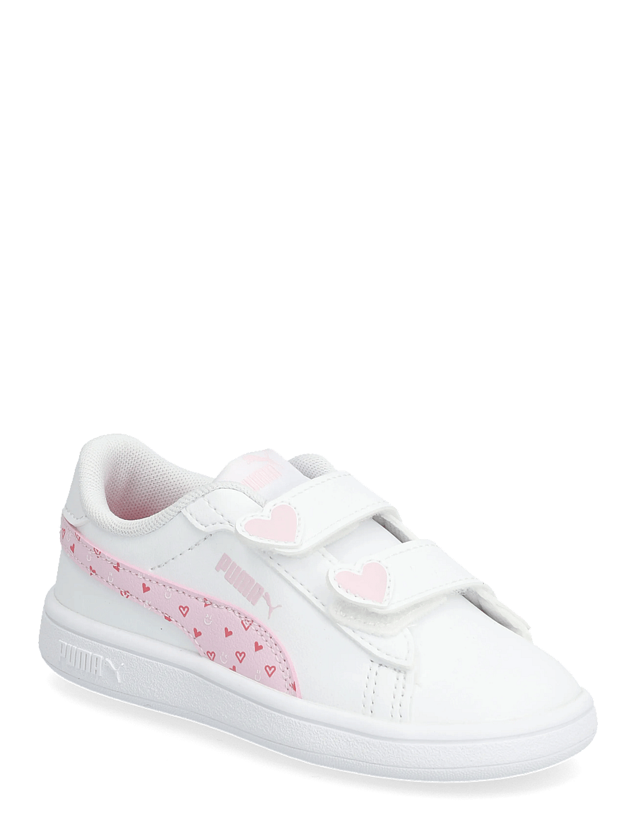PUMA - Puma Smash 3.0 Hearty V Inf - lave sneakers - puma white-pearl pink - 0