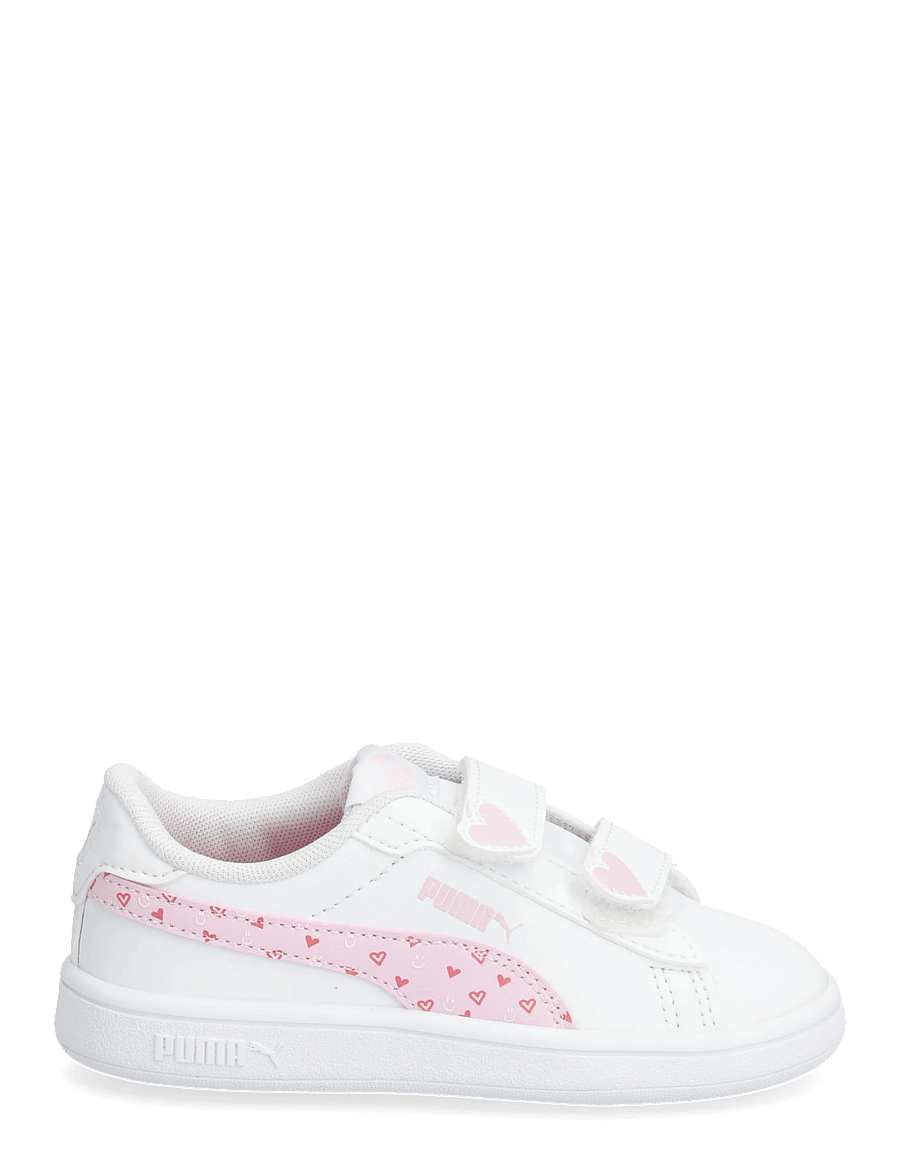 PUMA - Puma Smash 3.0 Hearty V Inf - lave sneakers - puma white-pearl pink - 1