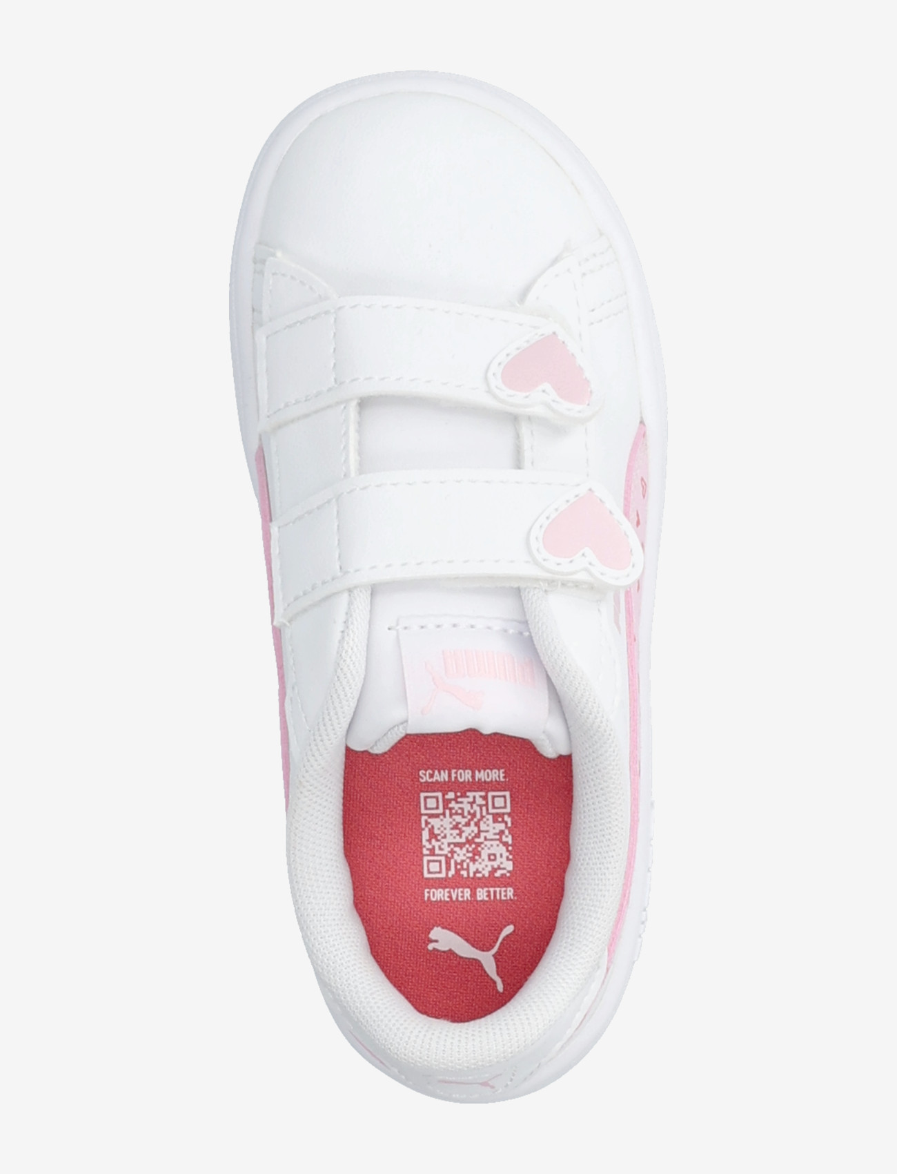 PUMA - Puma Smash 3.0 Hearty V Inf - puma white-pearl pink - 3