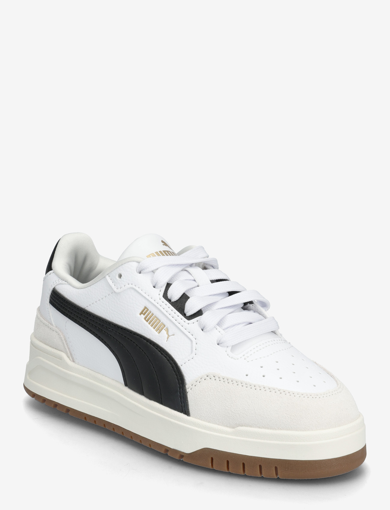 PUMA - Shuffle Downtown Lo OG Jr - tøj - puma white-puma black-vapor gray - 0