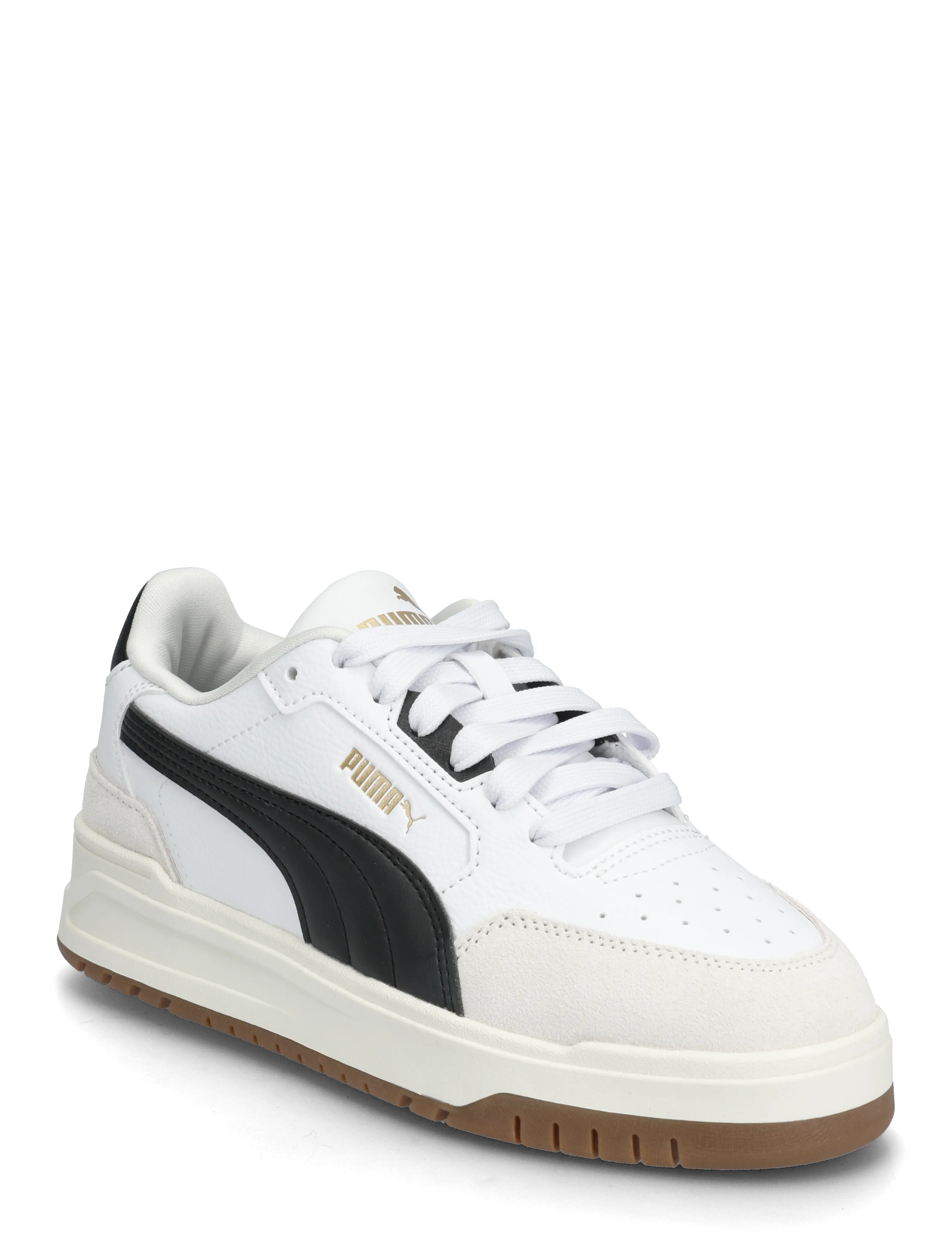 PUMA Shuffle Downtown Lo OG Jr - Kleidung - PUMA WHITE-PUMA BLACK-VAPOR GRAY / white