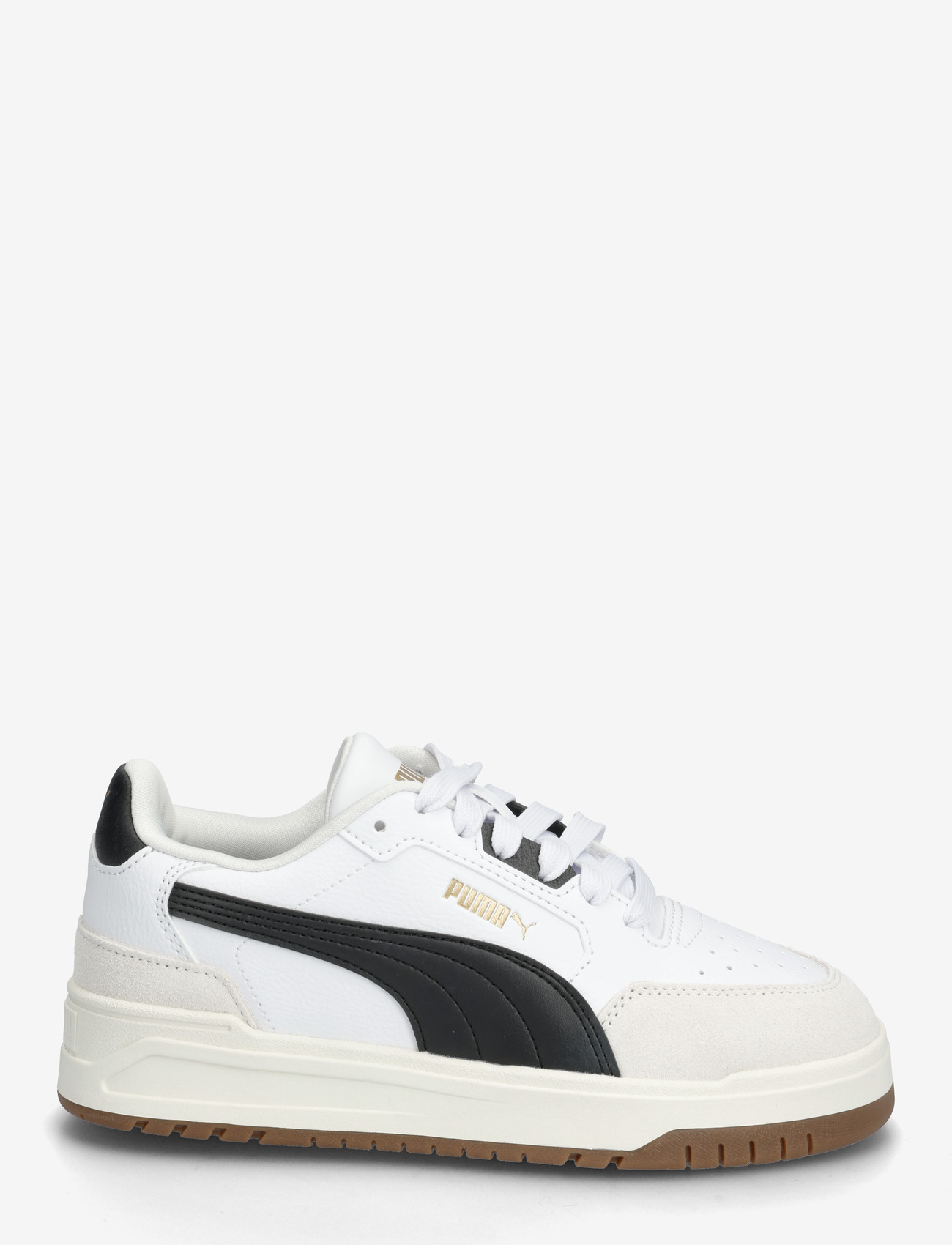PUMA - Shuffle Downtown Lo OG Jr - tøj - puma white-puma black-vapor gray - 1