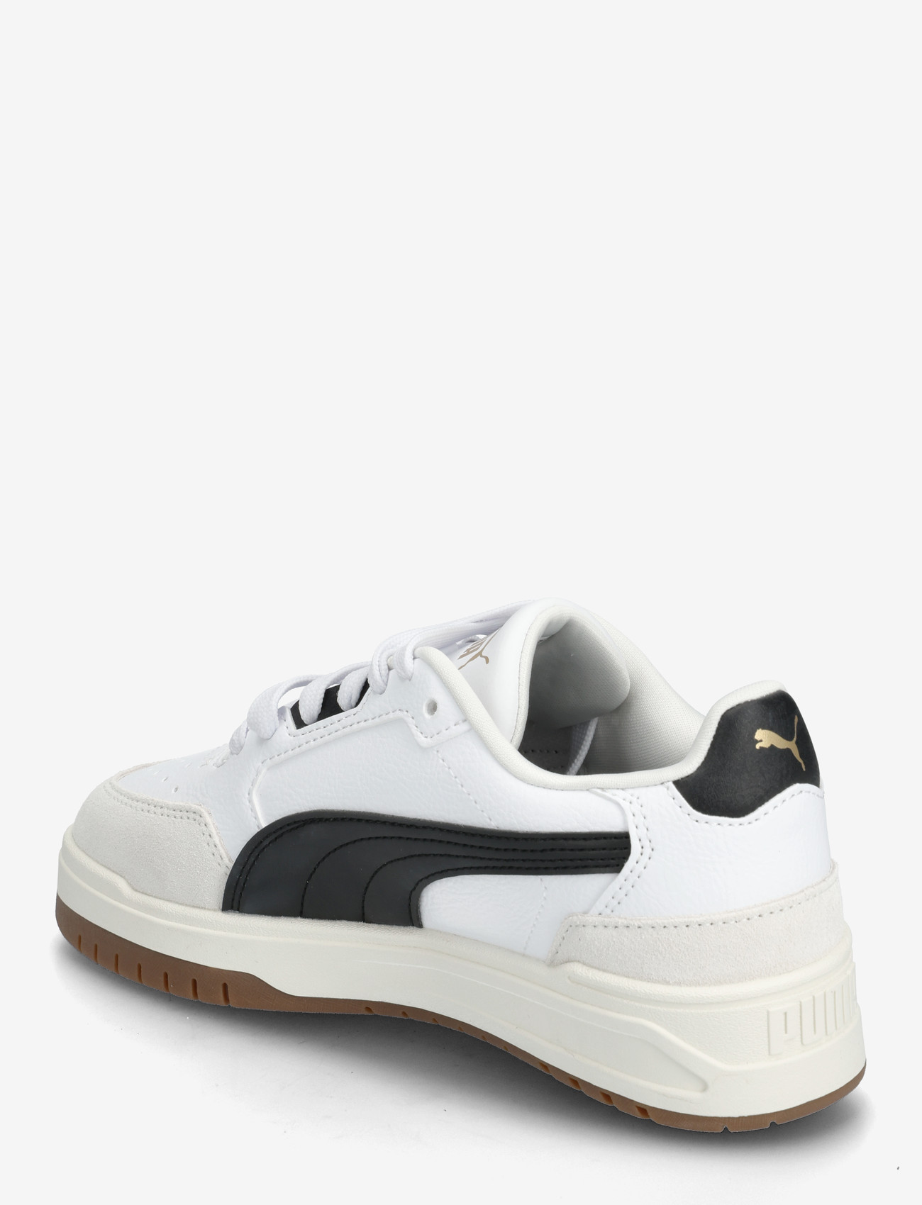 PUMA - Shuffle Downtown Lo OG Jr - tøj - puma white-puma black-vapor gray - 2
