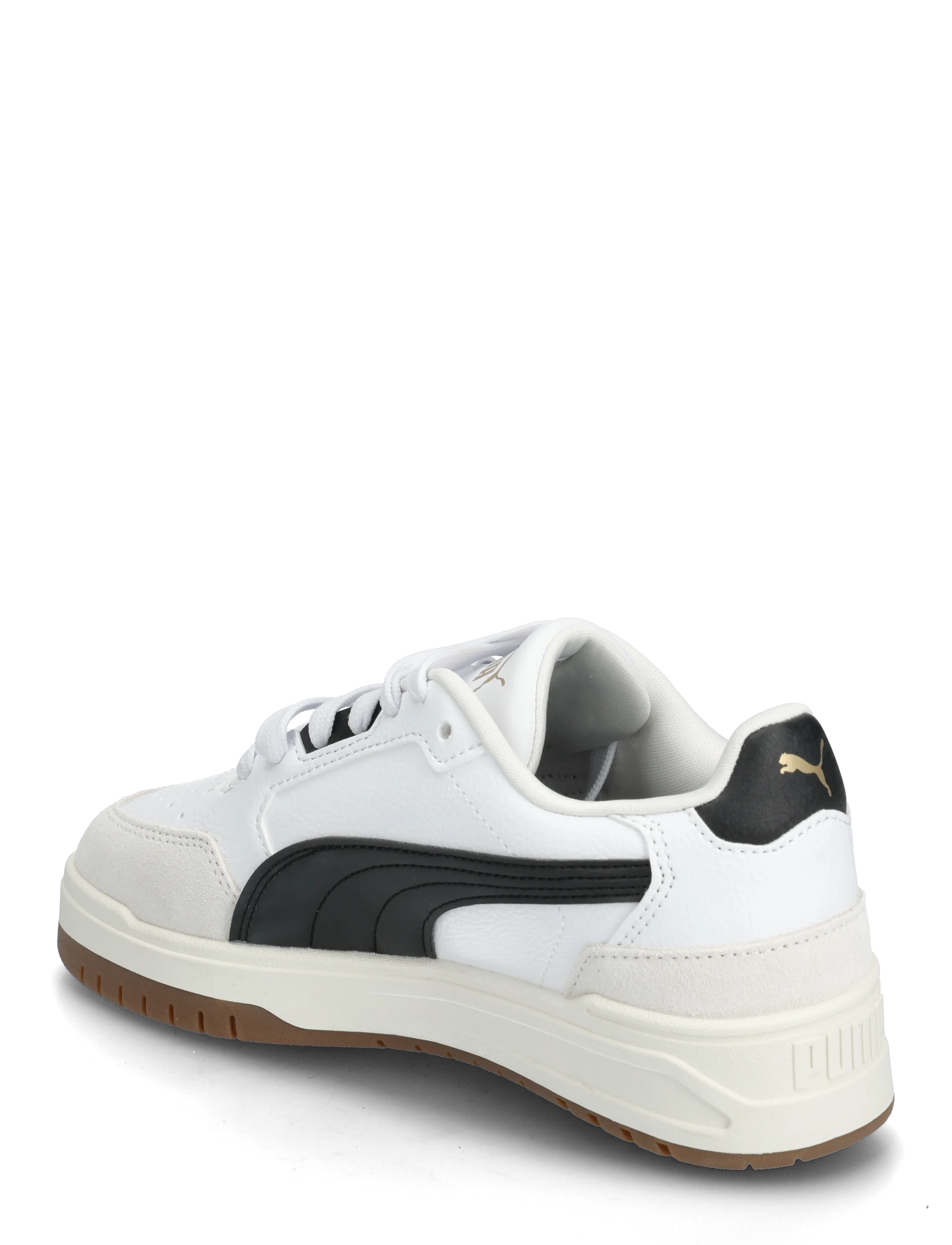PUMA - Shuffle Downtown Lo OG Jr - lágir strigaskór - puma white-puma black-vapor gray - 2
