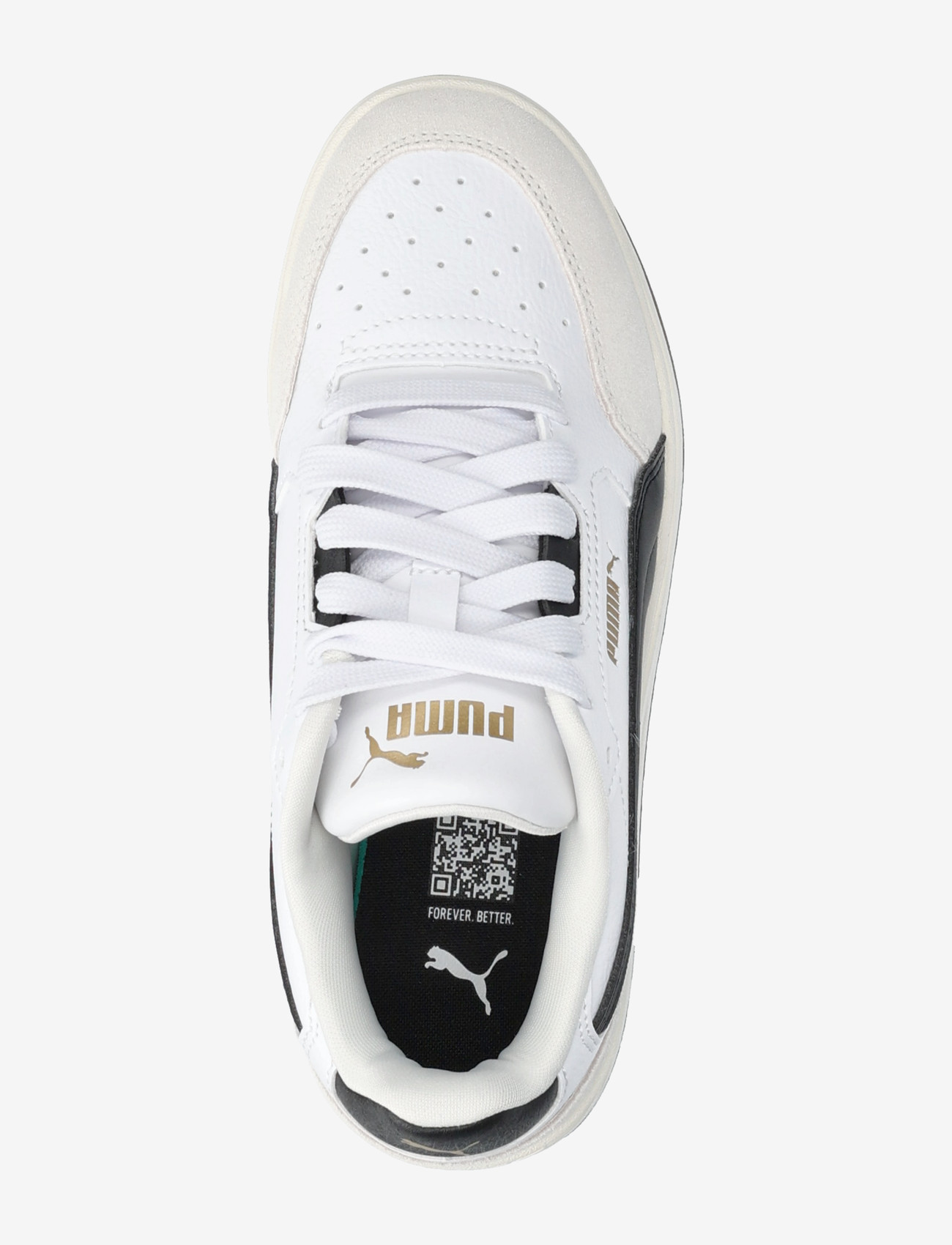 PUMA - Shuffle Downtown Lo OG Jr - tøj - puma white-puma black-vapor gray - 3