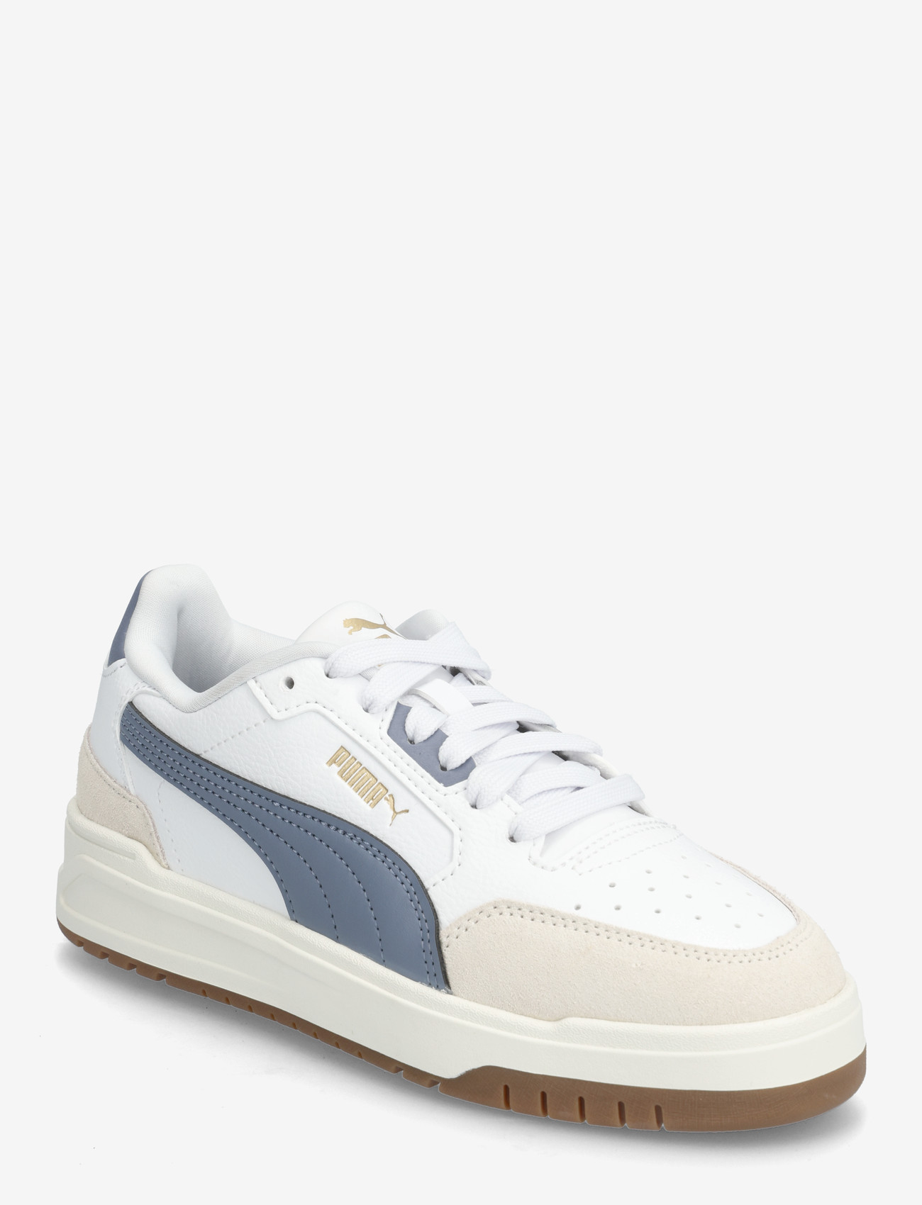 PUMA - Shuffle Downtown Lo OG Jr - riided - puma white-gray sky-puma gold - 0