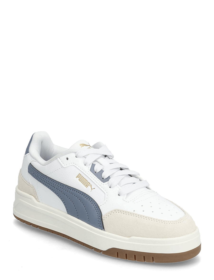 PUMA - Shuffle Downtown Lo OG Jr - riided - puma white-gray sky-puma gold - 0
