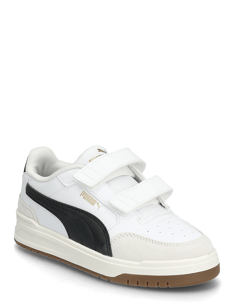 PUMA - Shuffle Downtown Lo OG V PS - tøj - puma white-puma black-vapor gray - 0