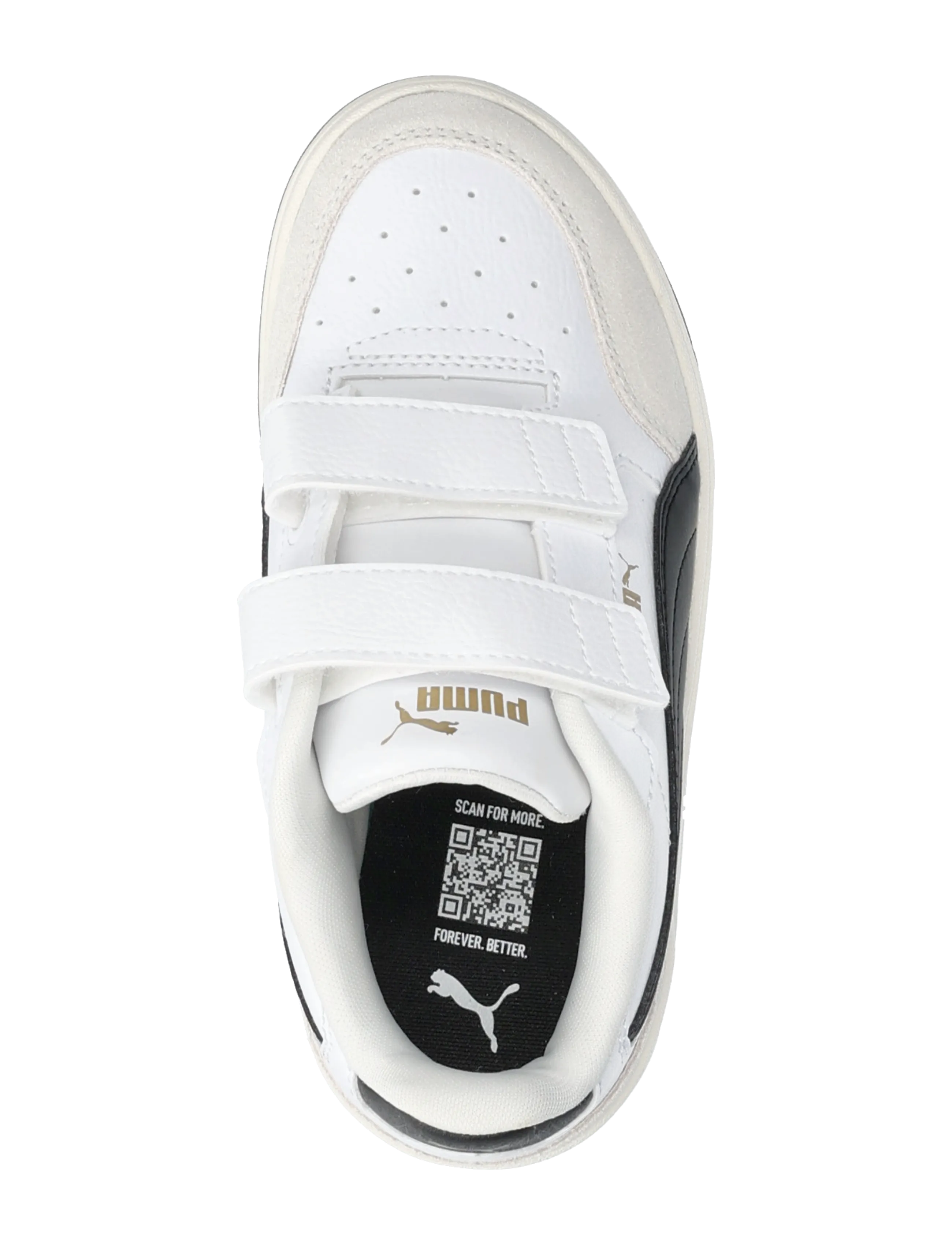 PUMA - Shuffle Downtown Lo OG V PS - gode sommertilbud - puma white-puma black-vapor gray - 3