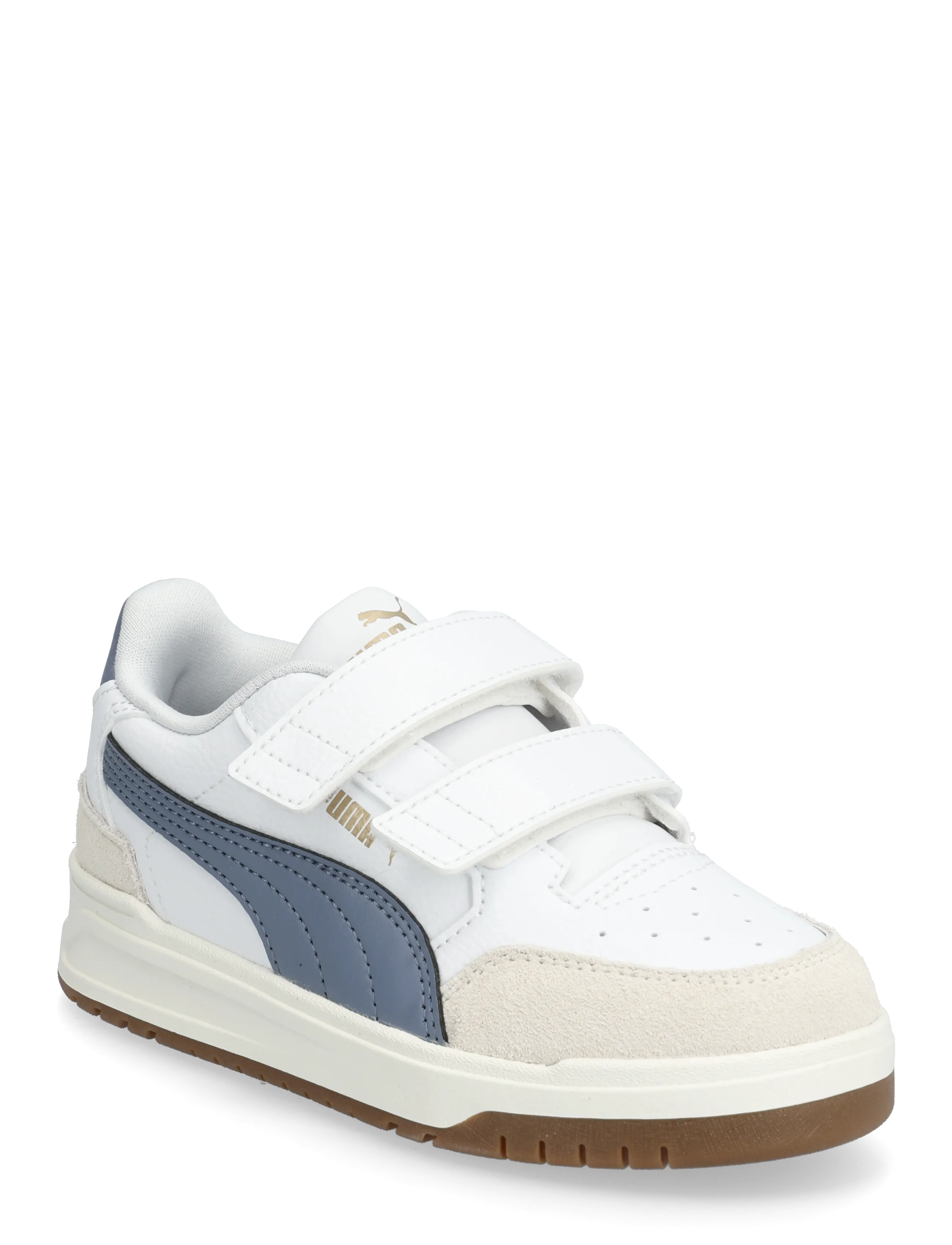 PUMA Shuffle Downtown Lo OG V PS - Sneakers - PUMA WHITE-GRAY SKY-PUMA GOLD / white