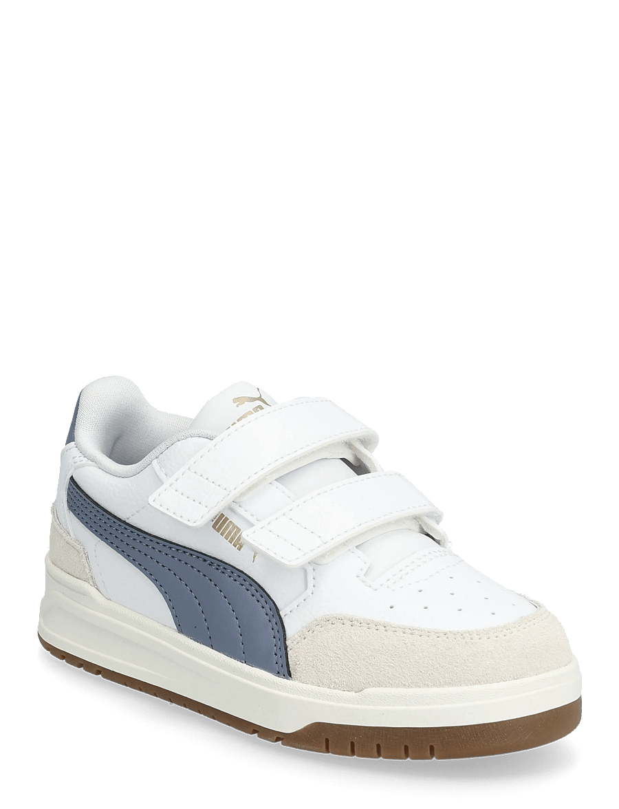 PUMA - Shuffle Downtown Lo OG V PS - kleidung - puma white-gray sky-puma gold - 0