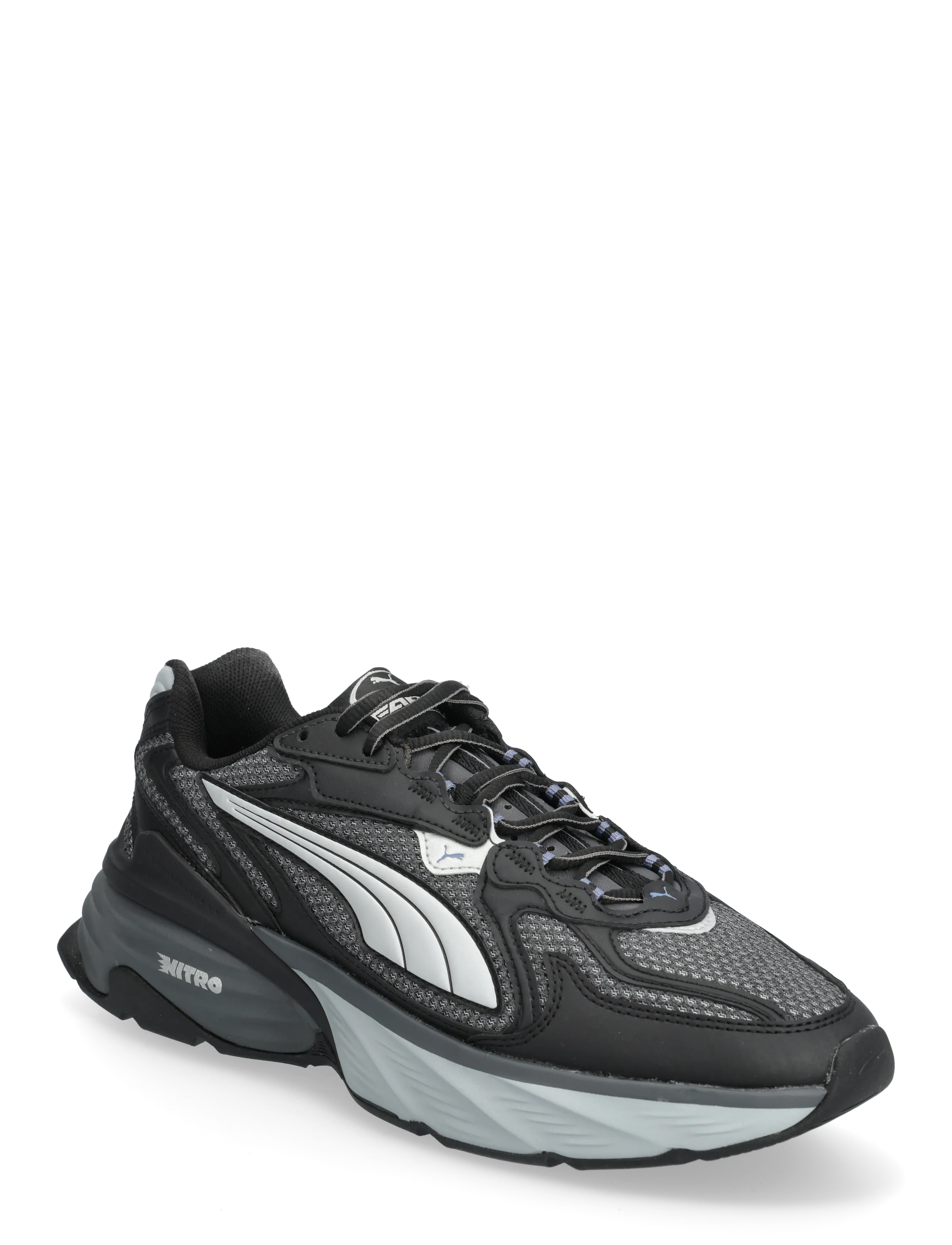 PUMA Fade Nitro Ls, 40, Black, Sport Sneakers > Sport Low Top Sneakers, Dame