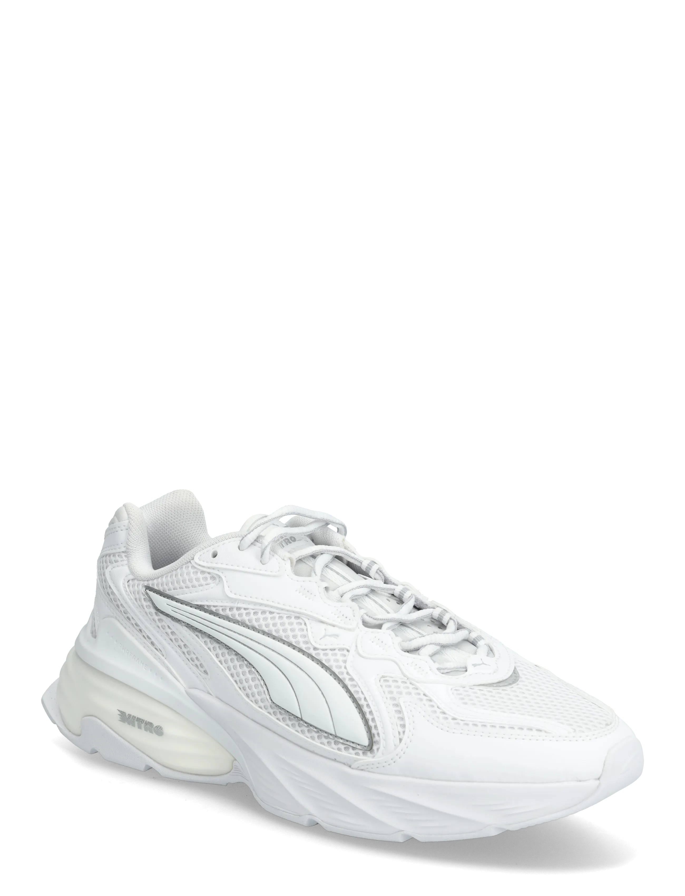 PUMA Fade Nitro LS - Sneakers - PUMA WHITE-PUMA SILVER / white