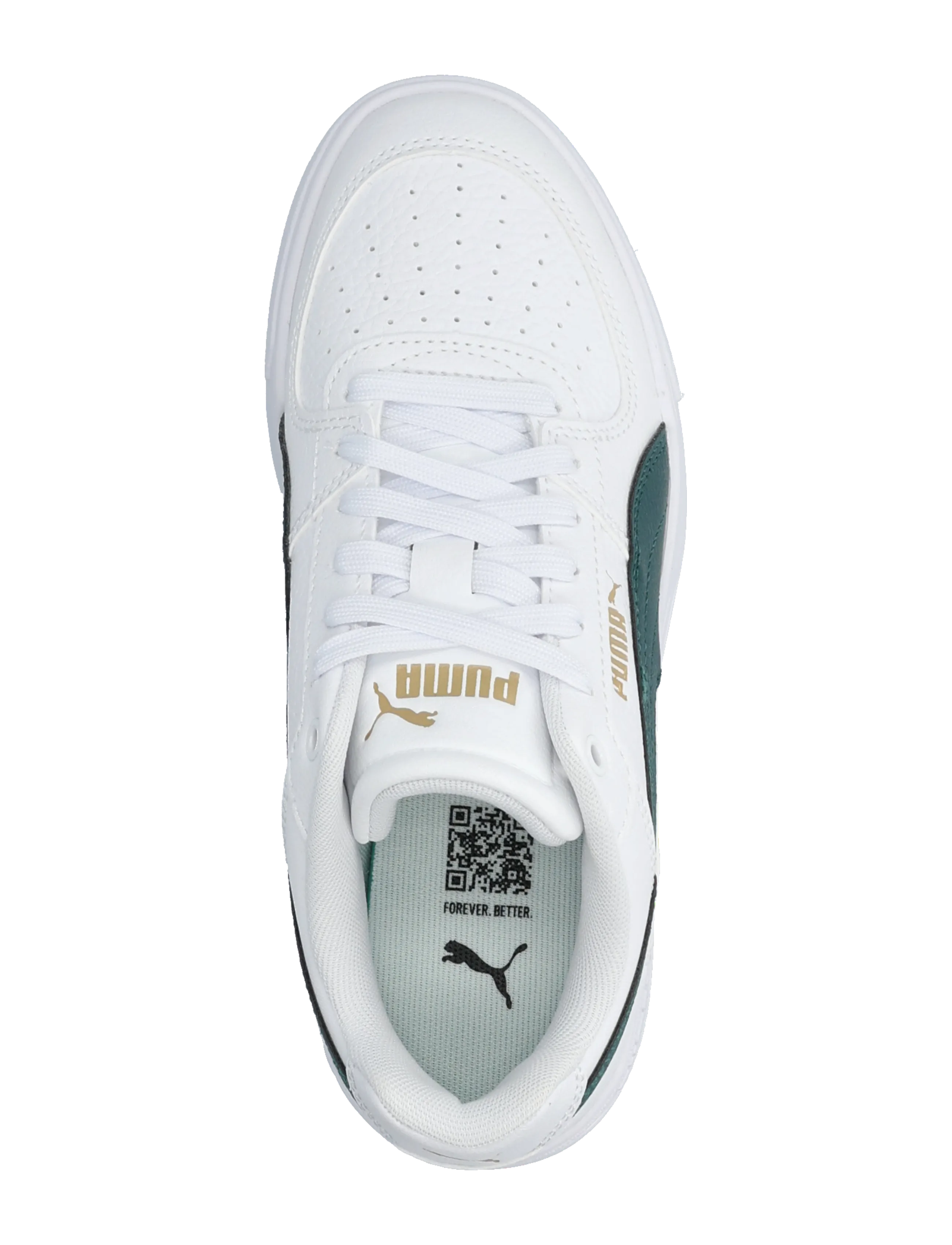 PUMA - Puma Caven III Jr - low-top sneakers - puma white-herb garden-puma gold - 3