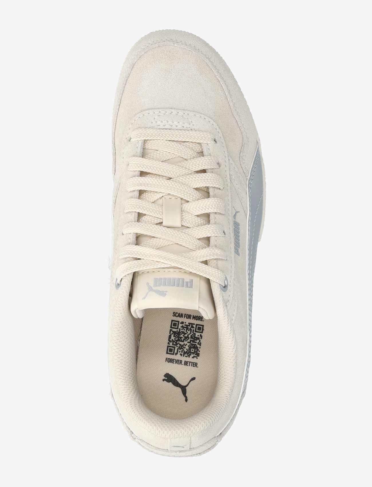 PUMA - Bella Donna SD Metallic Jr - gode sommertilbud - alpine snow-puma silver - 3