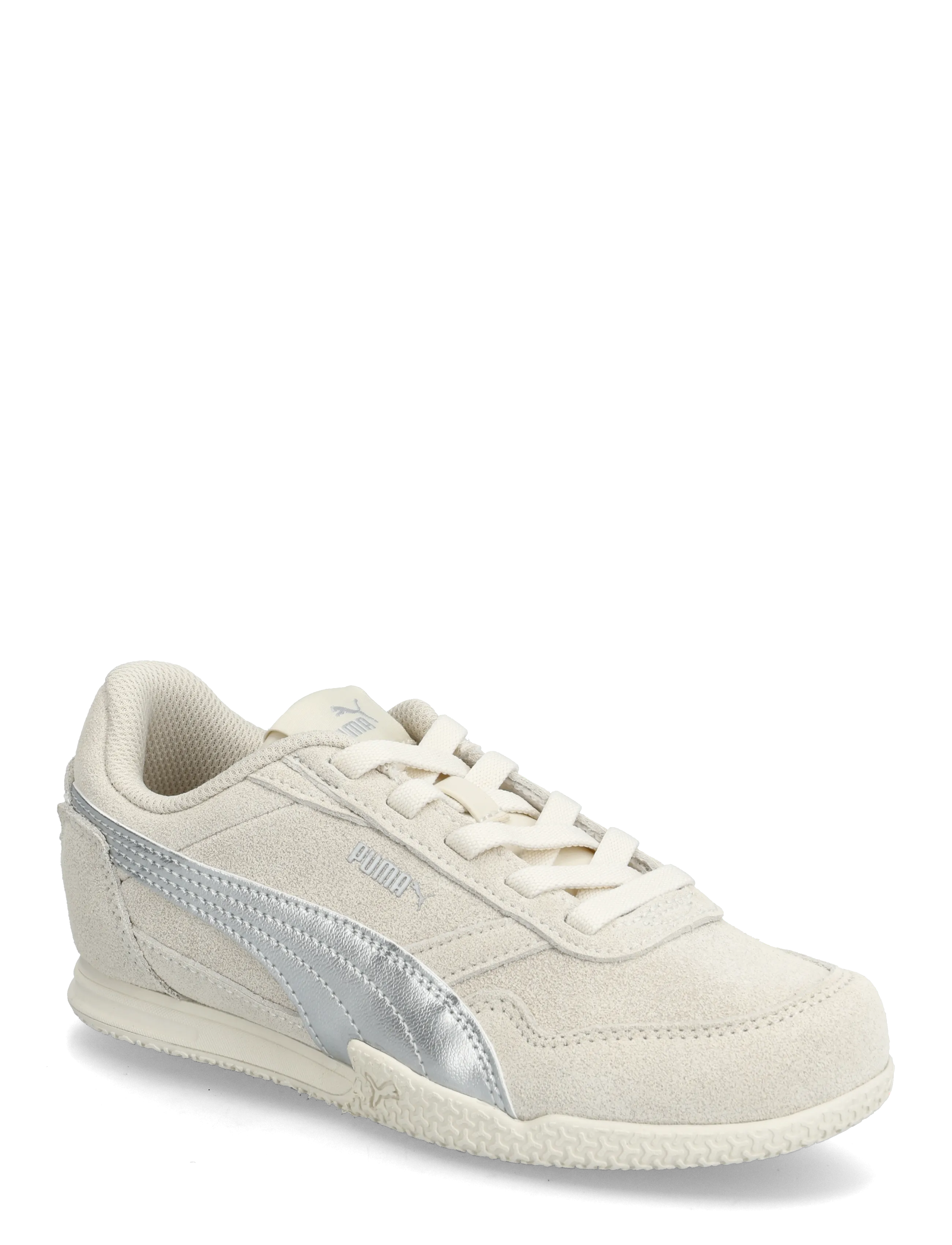 PUMA Bella Donna SD Metallic AC PS - Sneakers - ALPINE SNOW-PUMA SILVER / beige