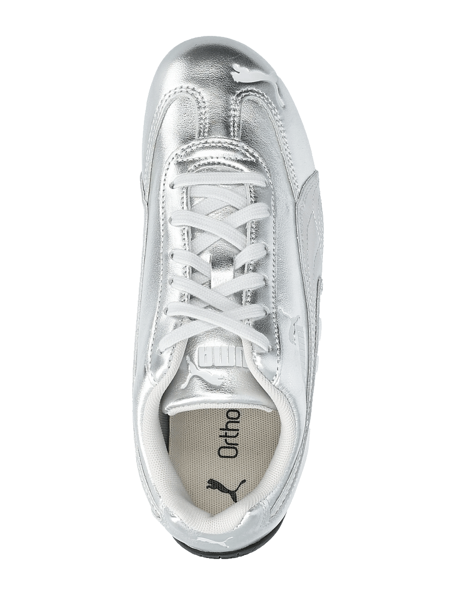 PUMA - Speedcat Silver Wns - sporta apavi ar zemu augšdaļu - feather gray-puma black - 3