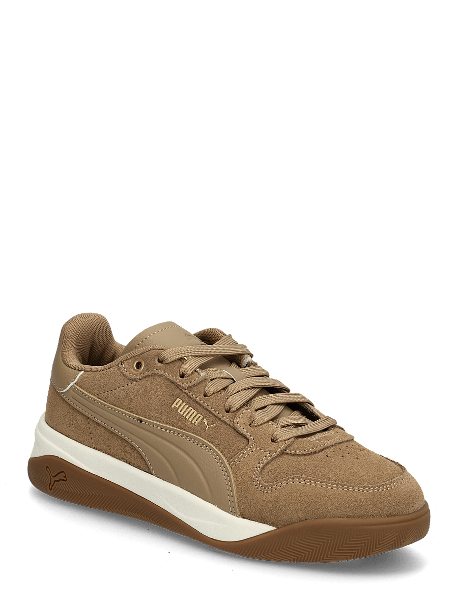 PUMA - Court Bae SD - lágir strigaskór - soft taupe-soft taupe-puma gold - 0