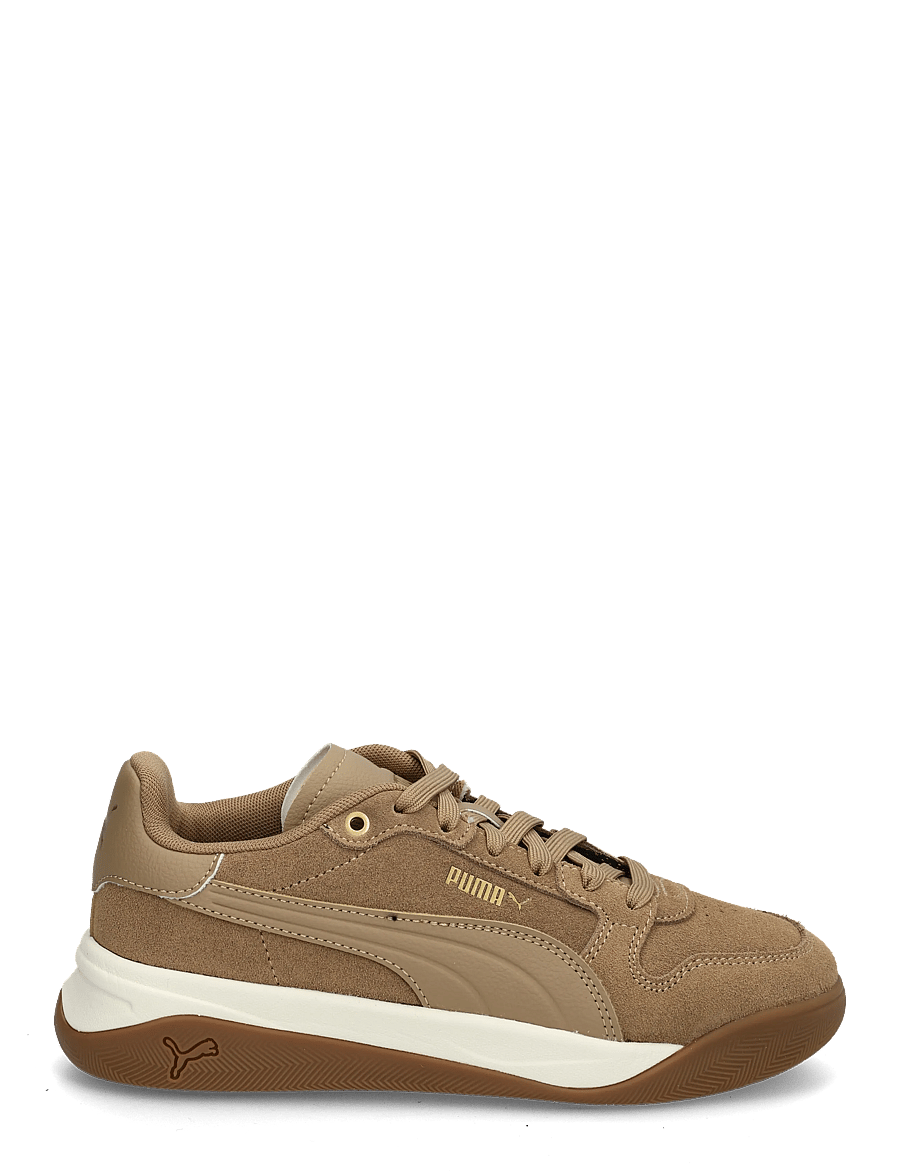 PUMA - Court Bae SD - lágir strigaskór - soft taupe-soft taupe-puma gold - 1