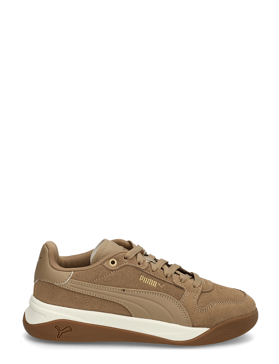 PUMA - Court Bae SD - låga sneakers - soft taupe-soft taupe-puma gold - 1