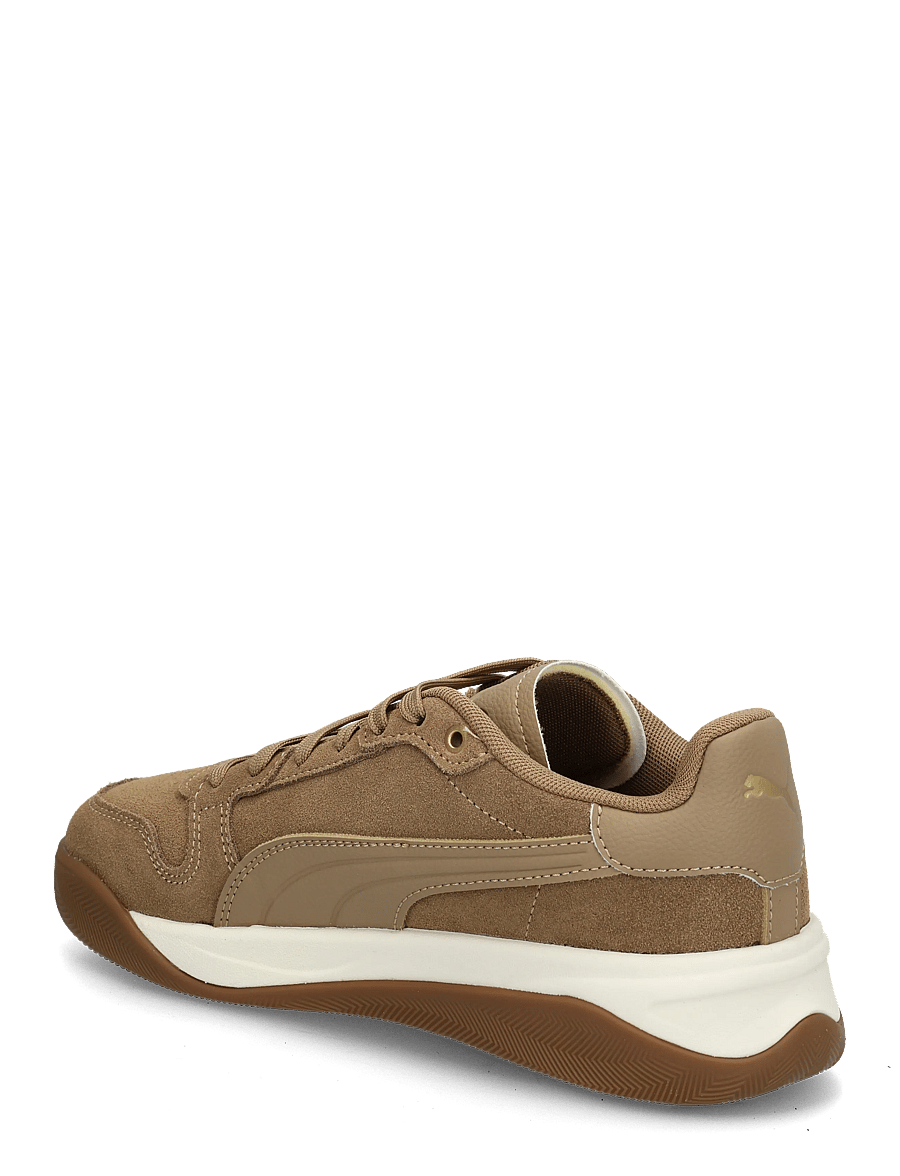 PUMA - Court Bae SD - lágir strigaskór - soft taupe-soft taupe-puma gold - 2