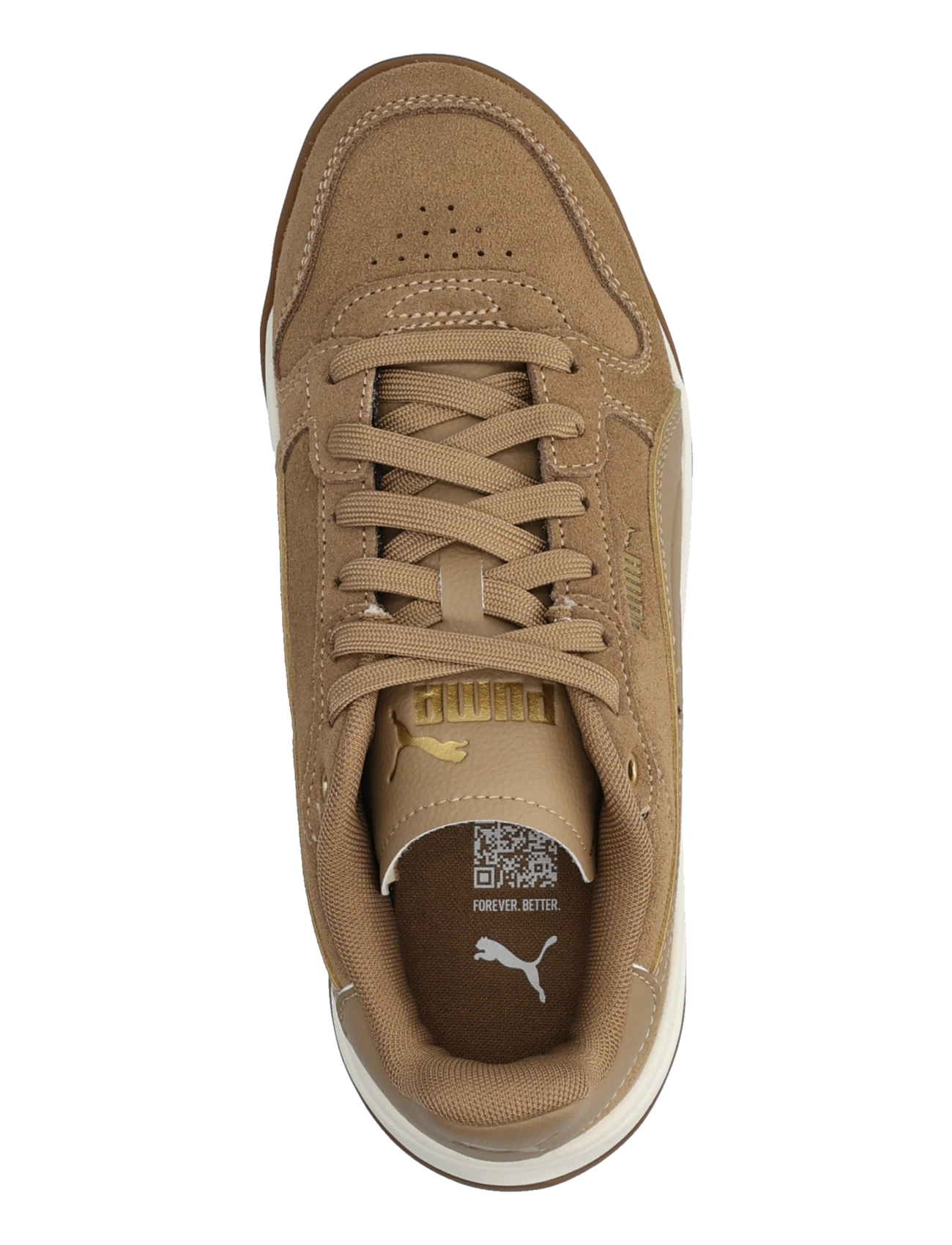 PUMA - Court Bae SD - soft taupe-soft taupe-puma gold - 3