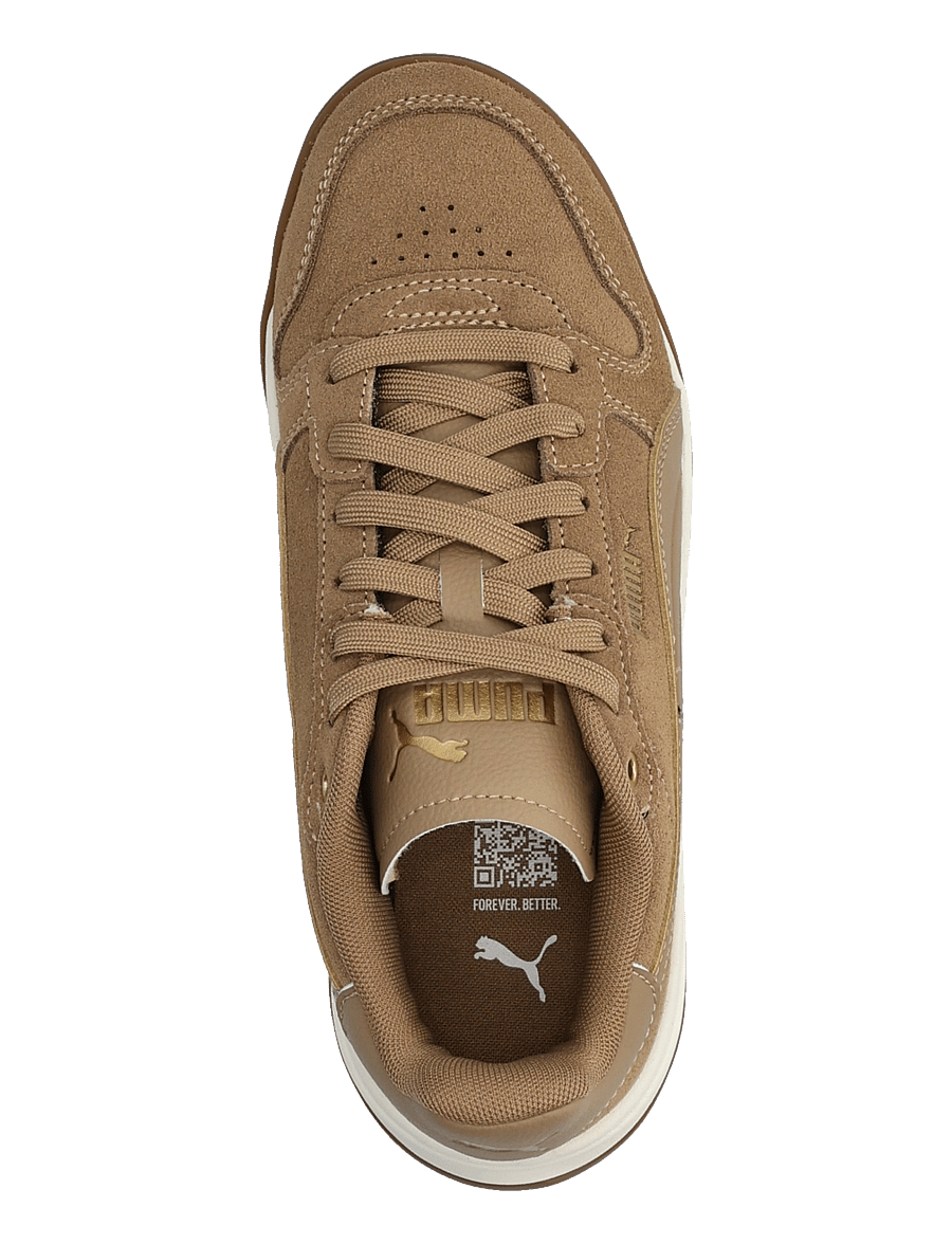 PUMA - Court Bae SD - låga sneakers - soft taupe-soft taupe-puma gold - 3
